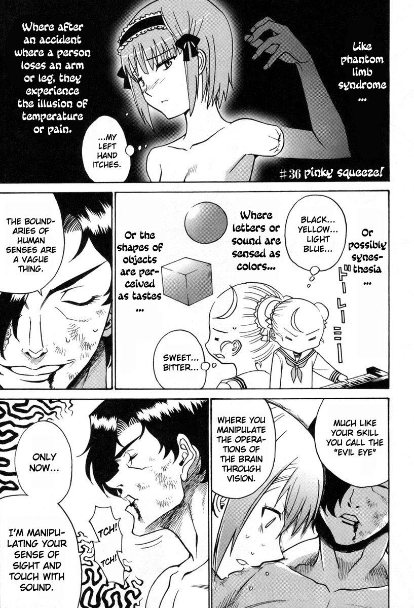Cynthia the Mission Chapter 8.36 page 1 - Vol.8 Chapter 36: #36 pinky squeeze!