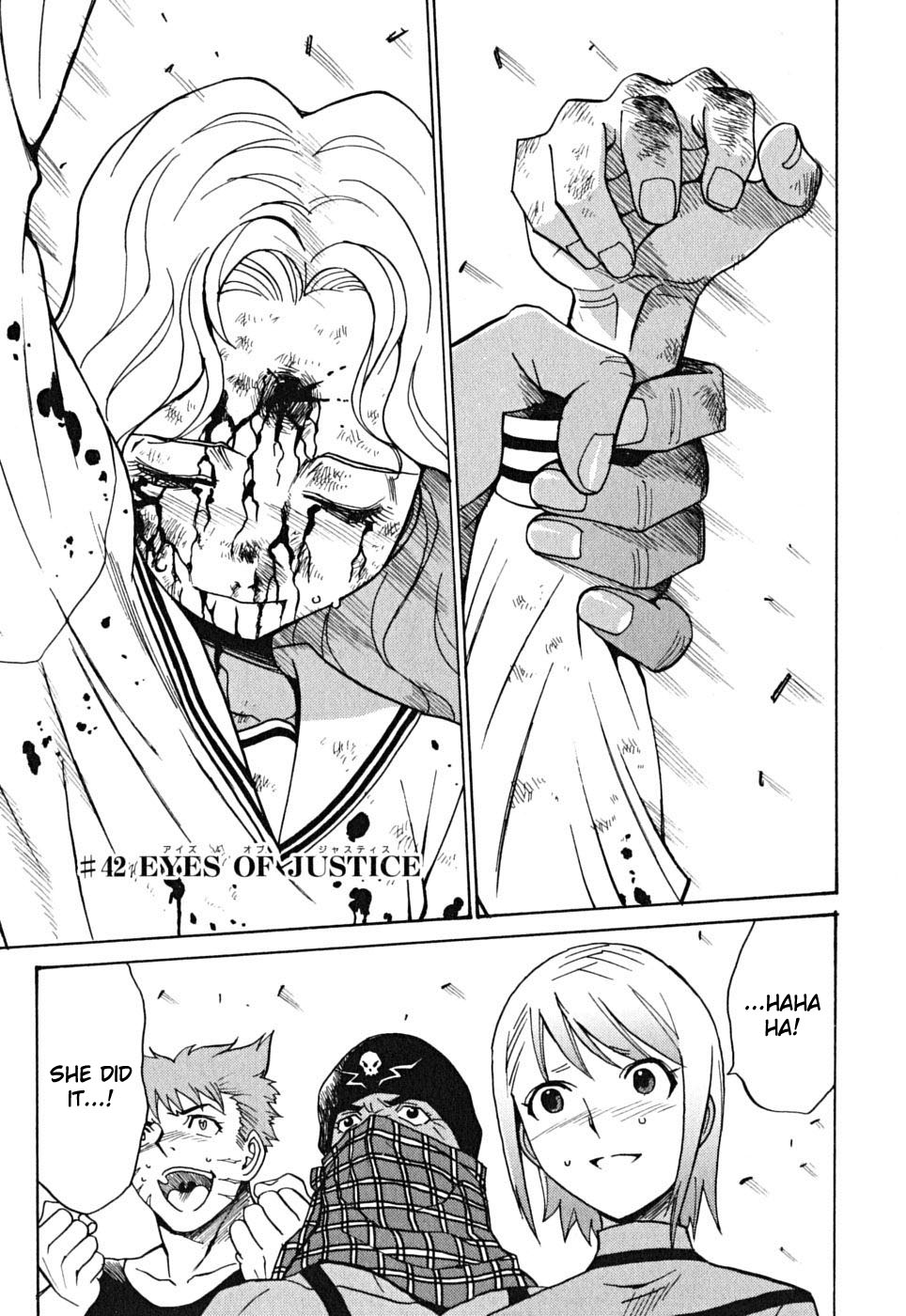 Cynthia the Mission Chapter 9.42 page 1 - Vol.9 Chapter 42: #42 EYES OF JUSTICE - [END]