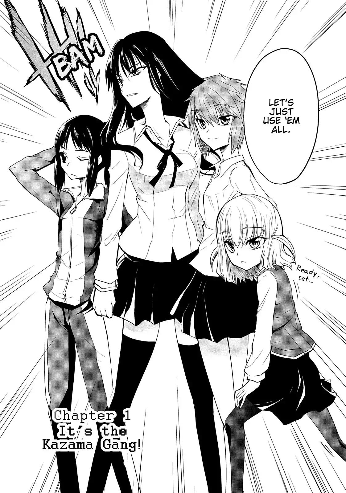 D-Frag! Chapter 1 page 5 - Chapter 1: It's the Kazama Gang!
