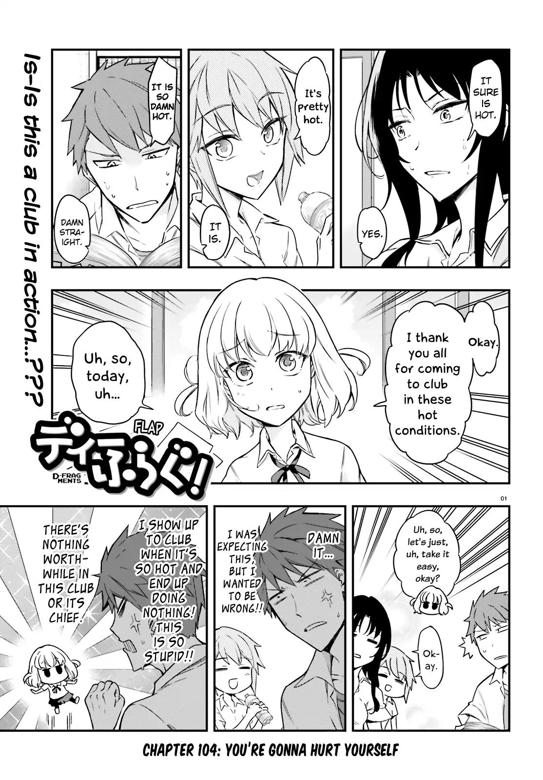 D-Frag! Chapter 104 page 1 - Chapter 104: You're Gonna Hurt Yourself