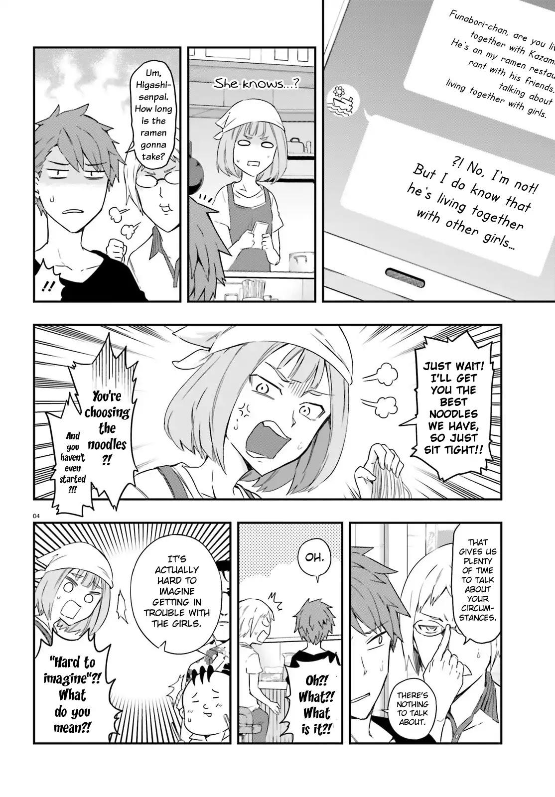 D-Frag! Chapter 107 page 4 - Chapter 107: You're Choosing the Noodles?!
