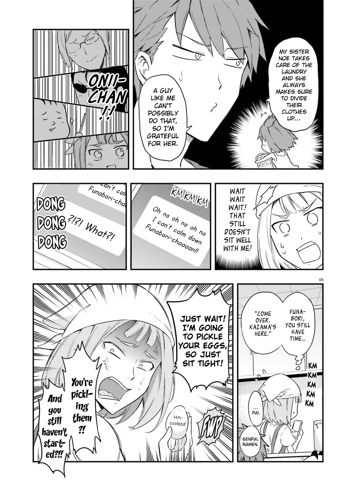 D-Frag! Chapter 107 page 5 - Chapter 107: You're Choosing the Noodles?!