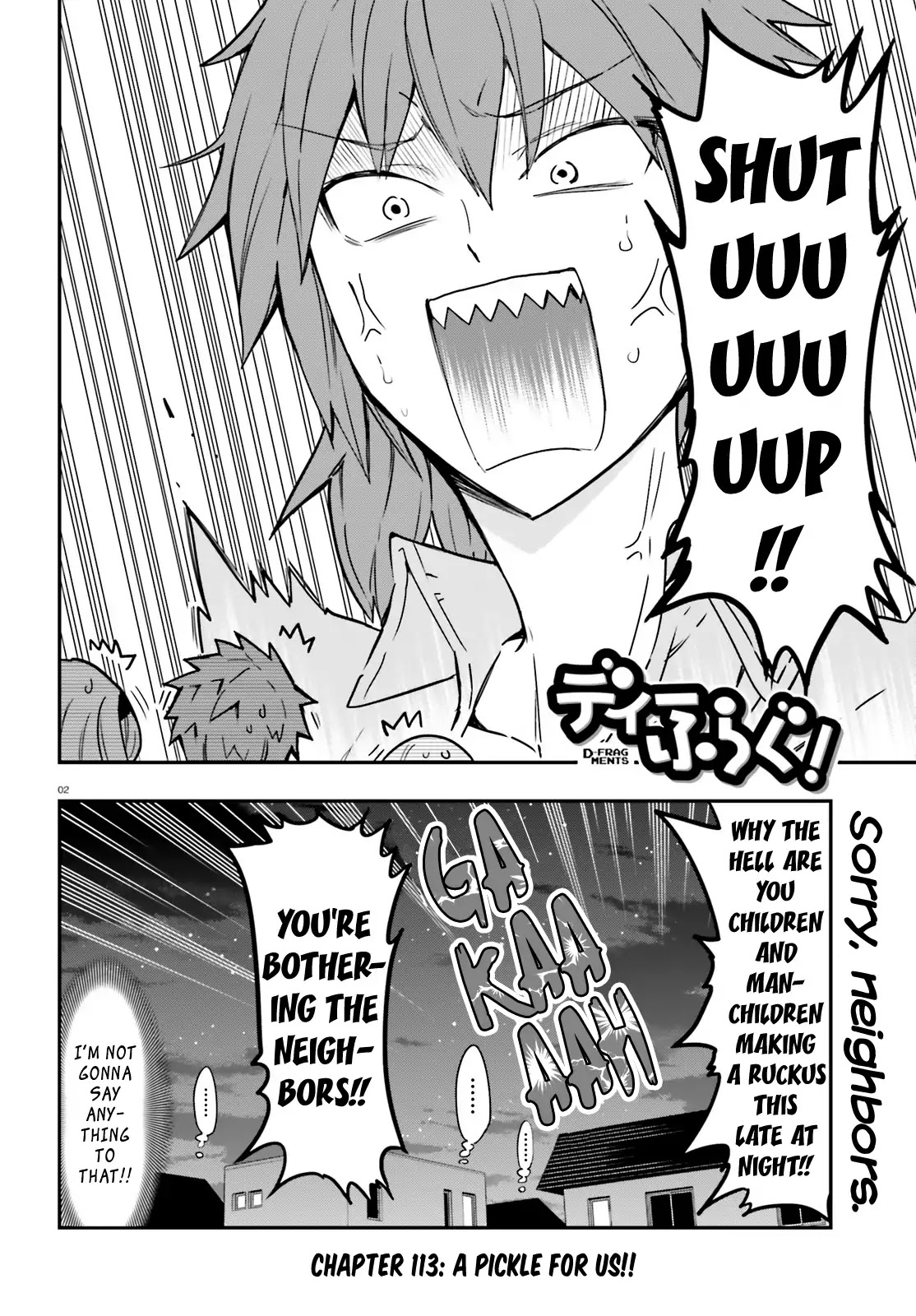 D-Frag! Chapter 113 page 2 - Chapter 113: A Pickle for Us!!