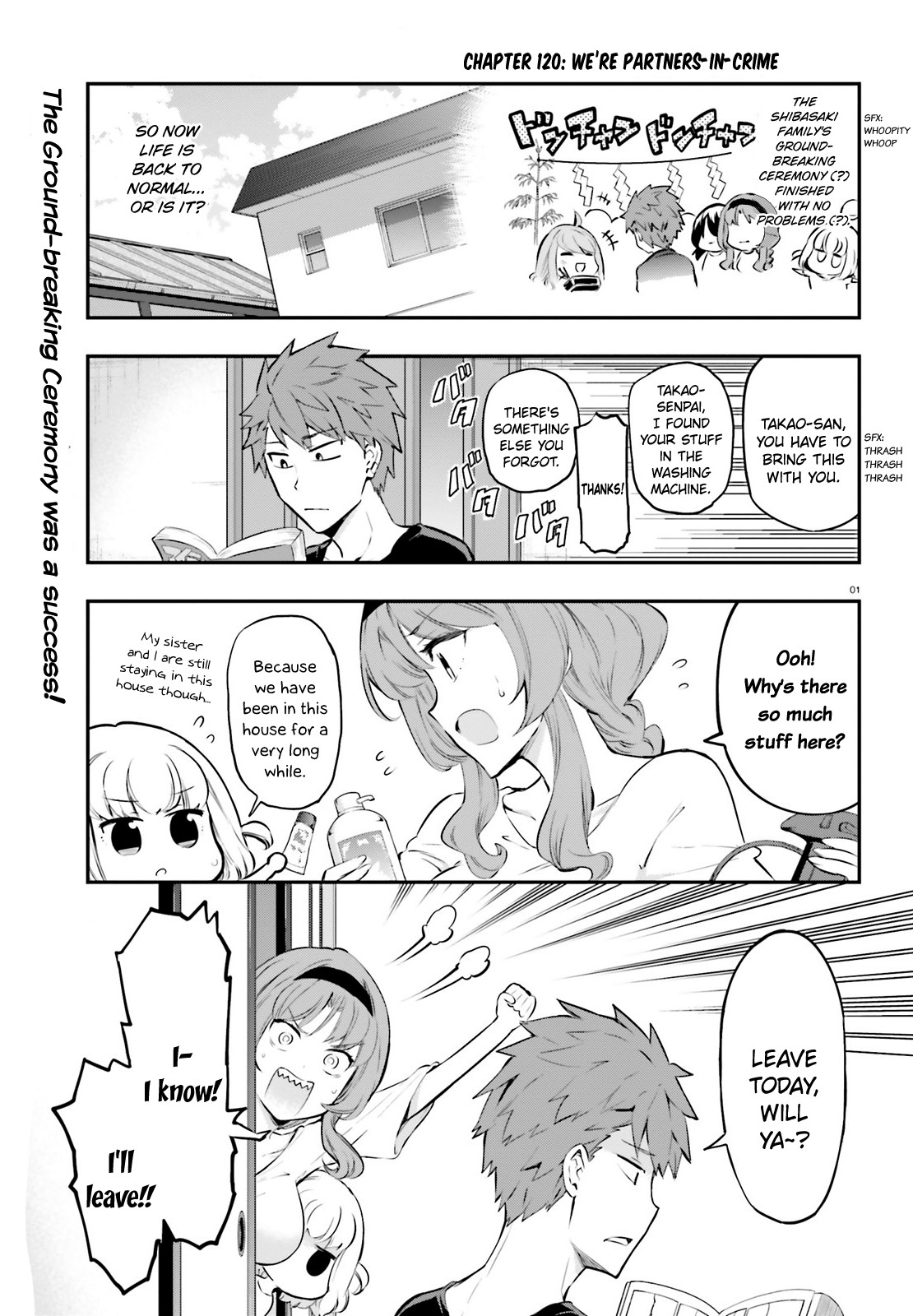 D-Frag! Chapter 120 page 1 - Chapter 120: We're Partners-in-Crime