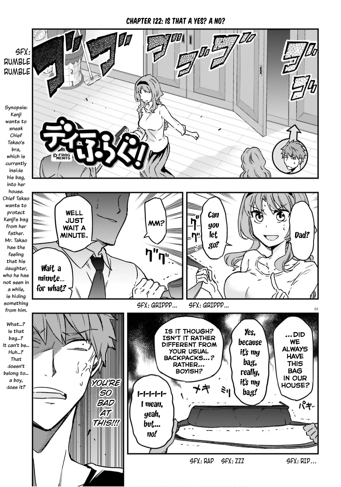 D-Frag! Chapter 122 page 1 - Chapter 122: Is That a Yes? A No?