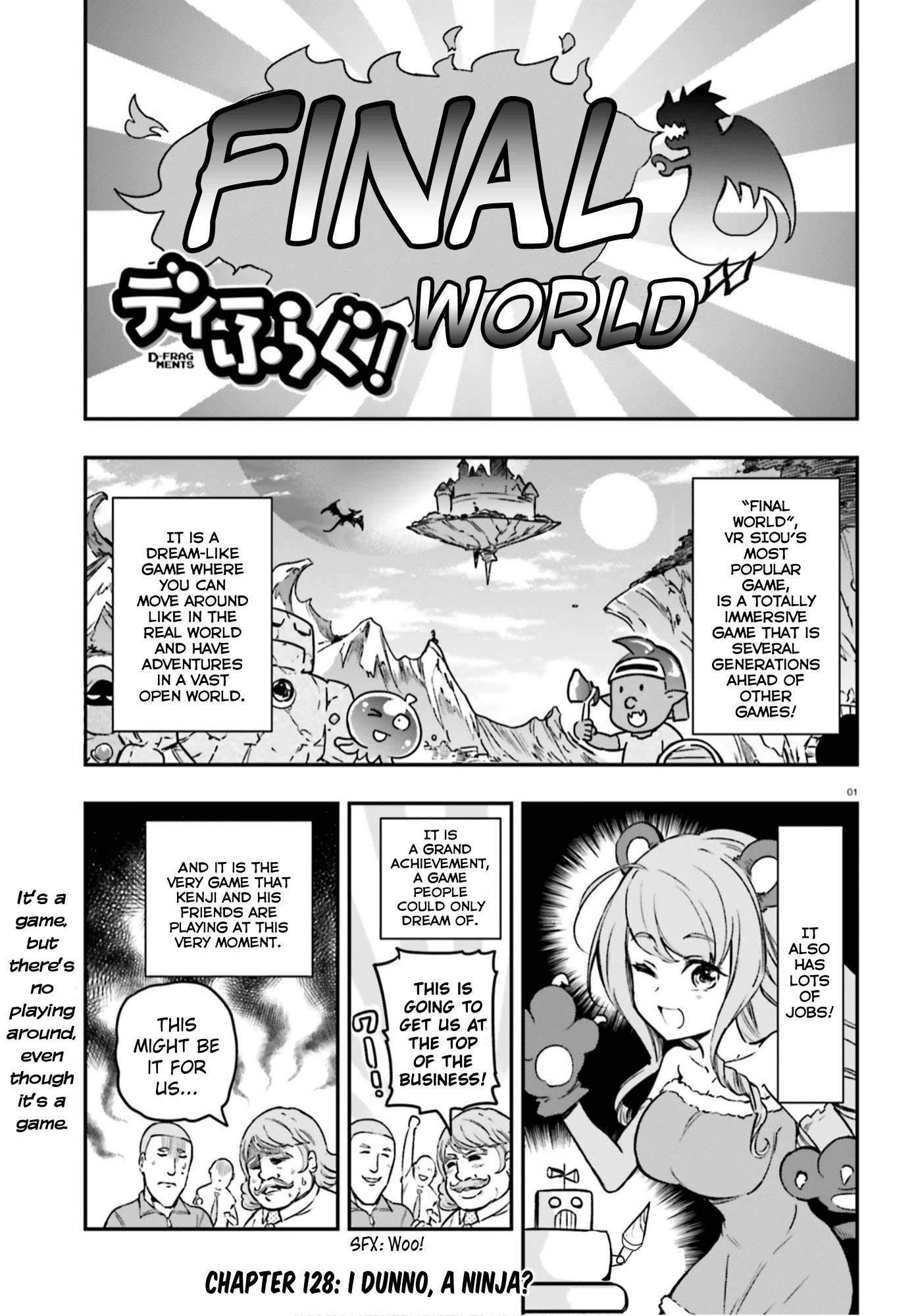 D-Frag! Chapter 128 page 1 - Chapter 128: I Dunno, a Ninja?