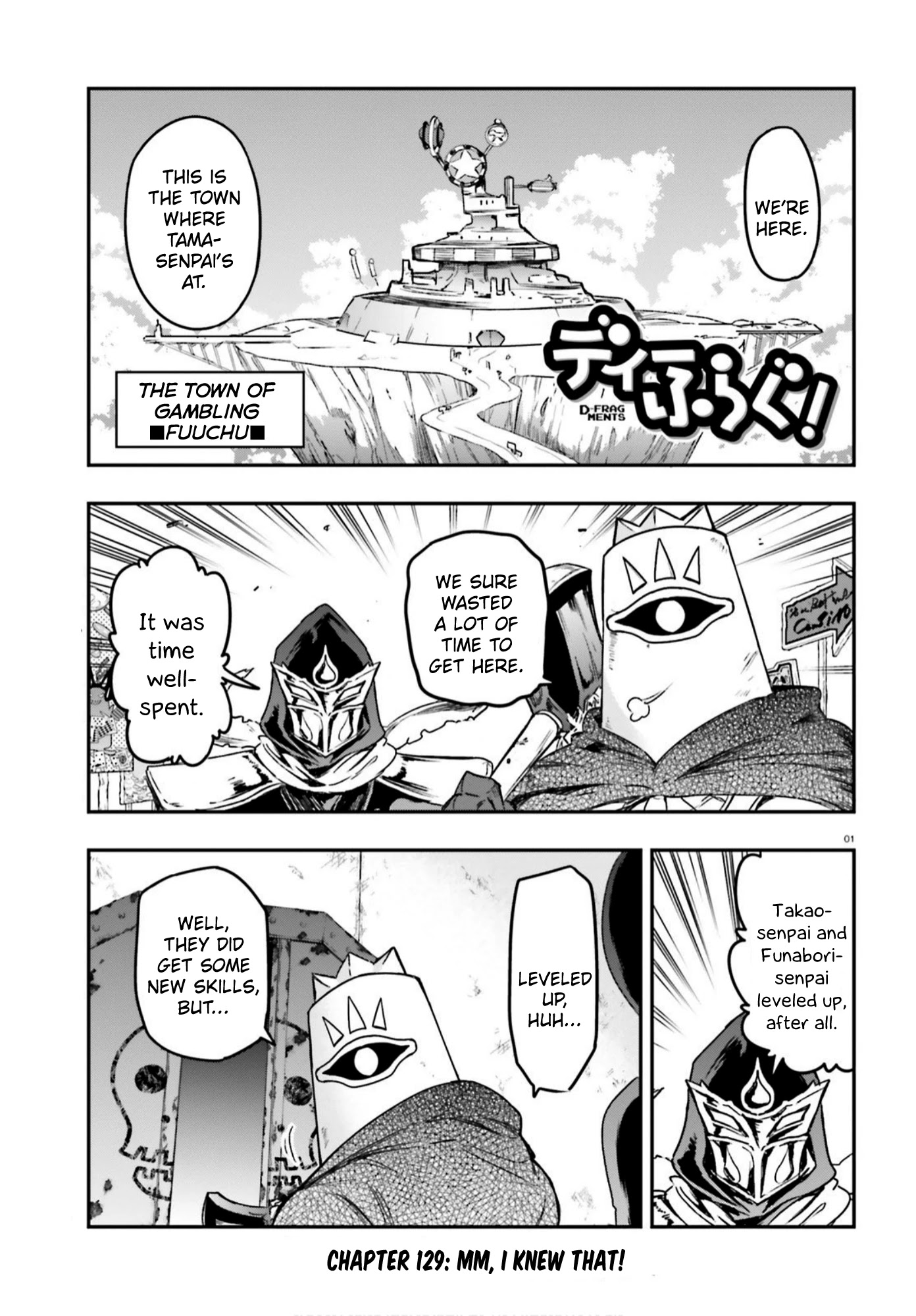 D-Frag! Chapter 129 page 1 - Chapter 129: Mm, I Knew That!