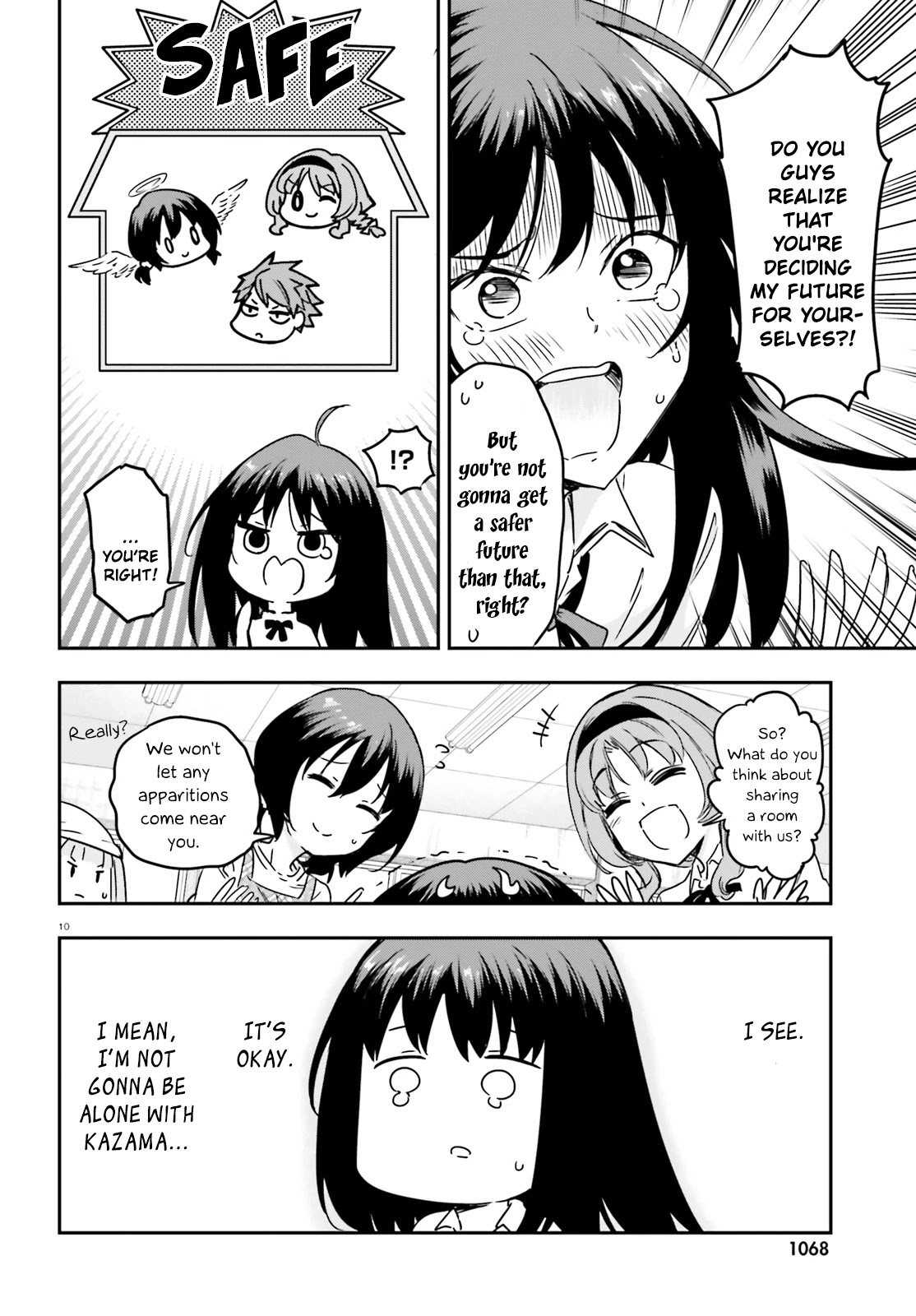 D-Frag! Chapter 142 page 10 - Chapter 142: Sharing a Room with Us