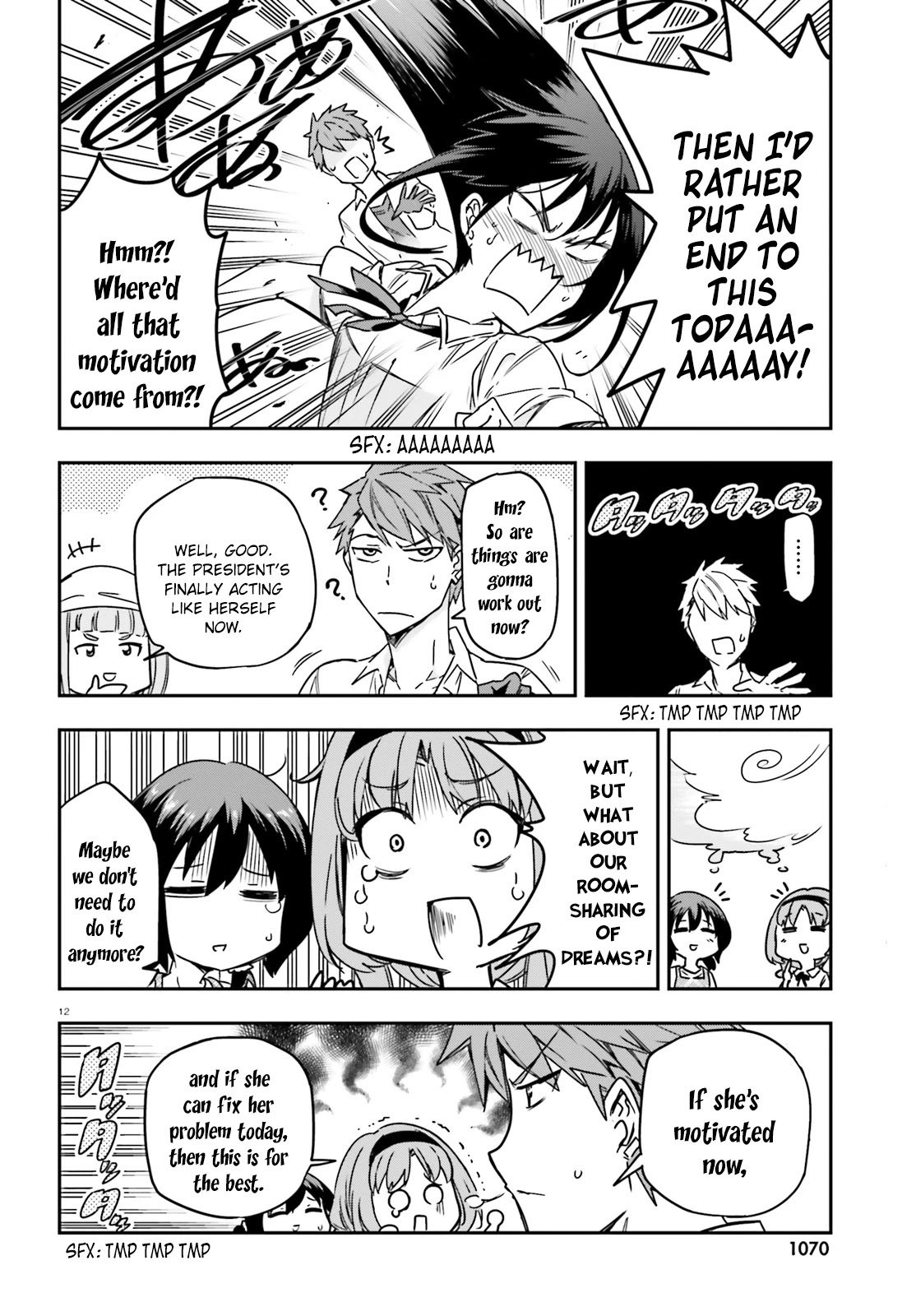D-Frag! Chapter 142 page 12 - Chapter 142: Sharing a Room with Us