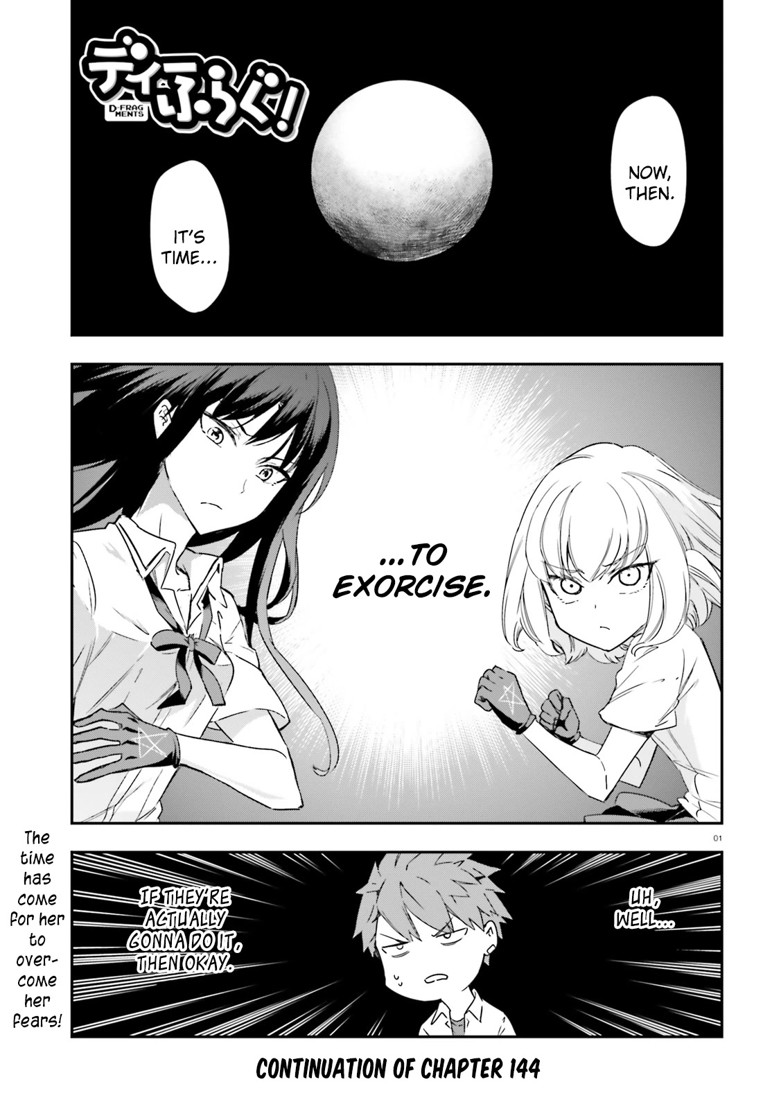 D-Frag! Chapter 144.5 page 1 - Chapter 144.5: Continuation of Chapter 144