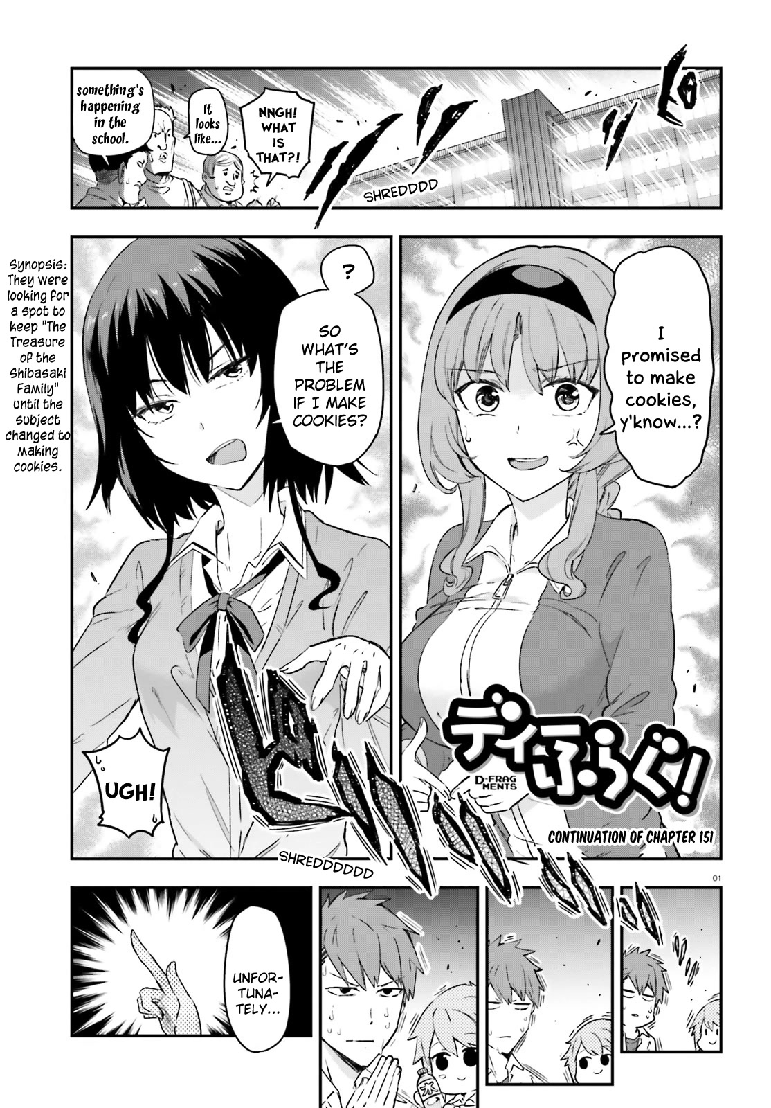 D-Frag! Chapter 151.5 page 1 - Chapter 151.5: Continuation of Chapter 151