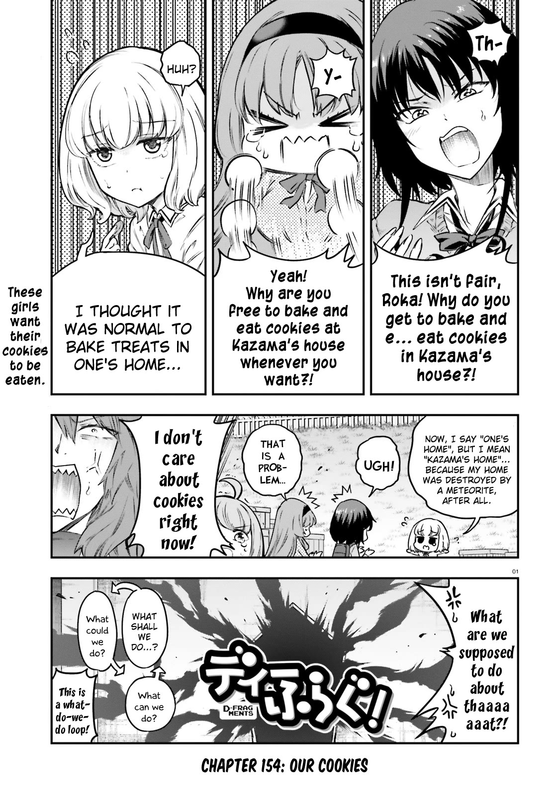D-Frag! Chapter 154 page 1 - Chapter 154: Our Cookies