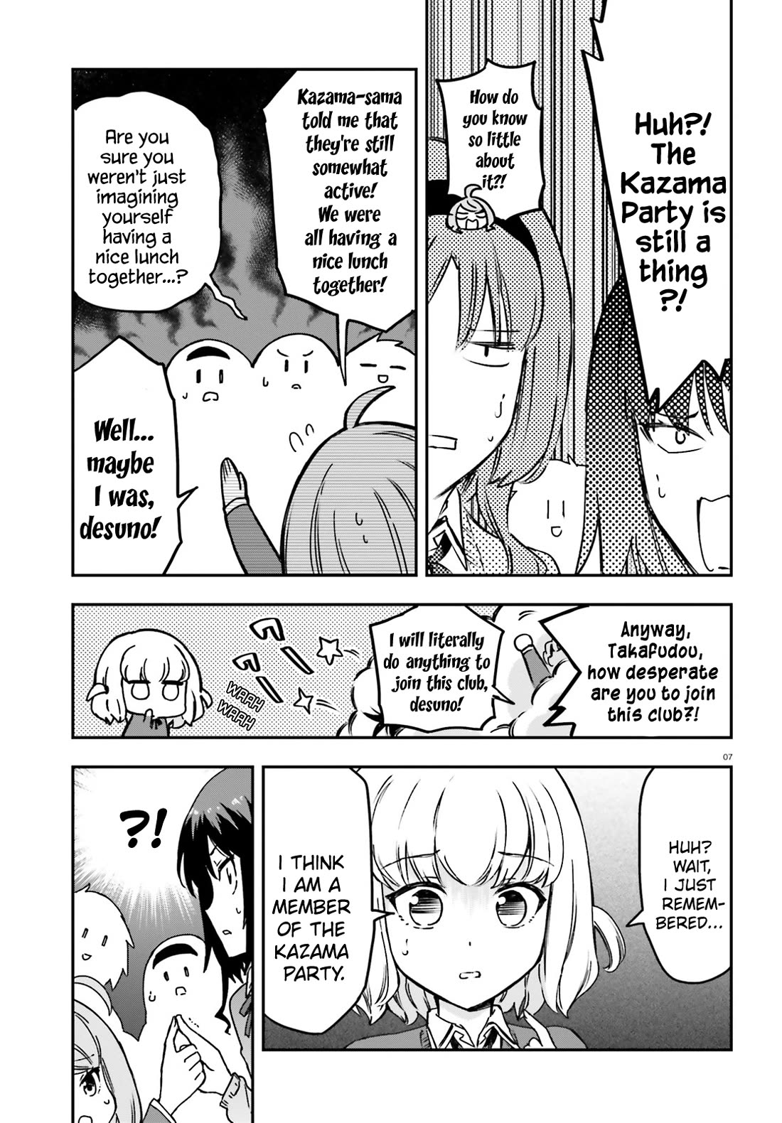 D-Frag! Chapter 159 page 7 - Chapter 159: This Club Is the Only Option, Desuno