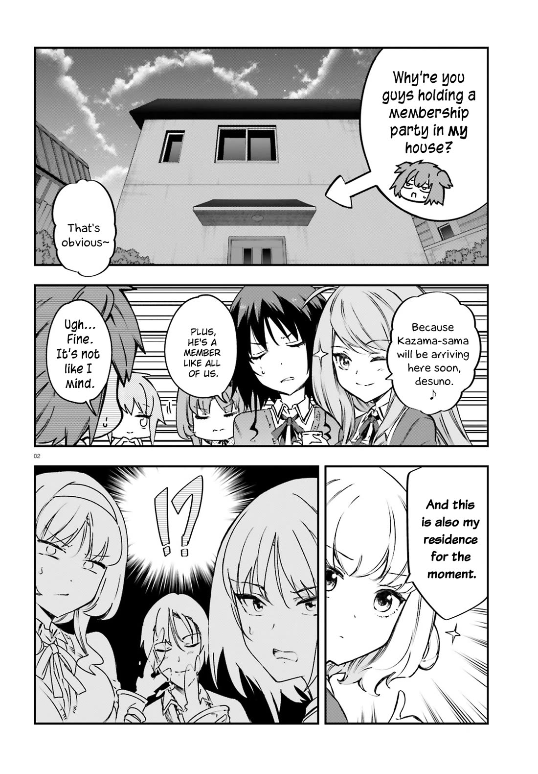 D-Frag! Chapter 161 page 2 - Chapter 161: That Would Be Indecent, Desunoooo!