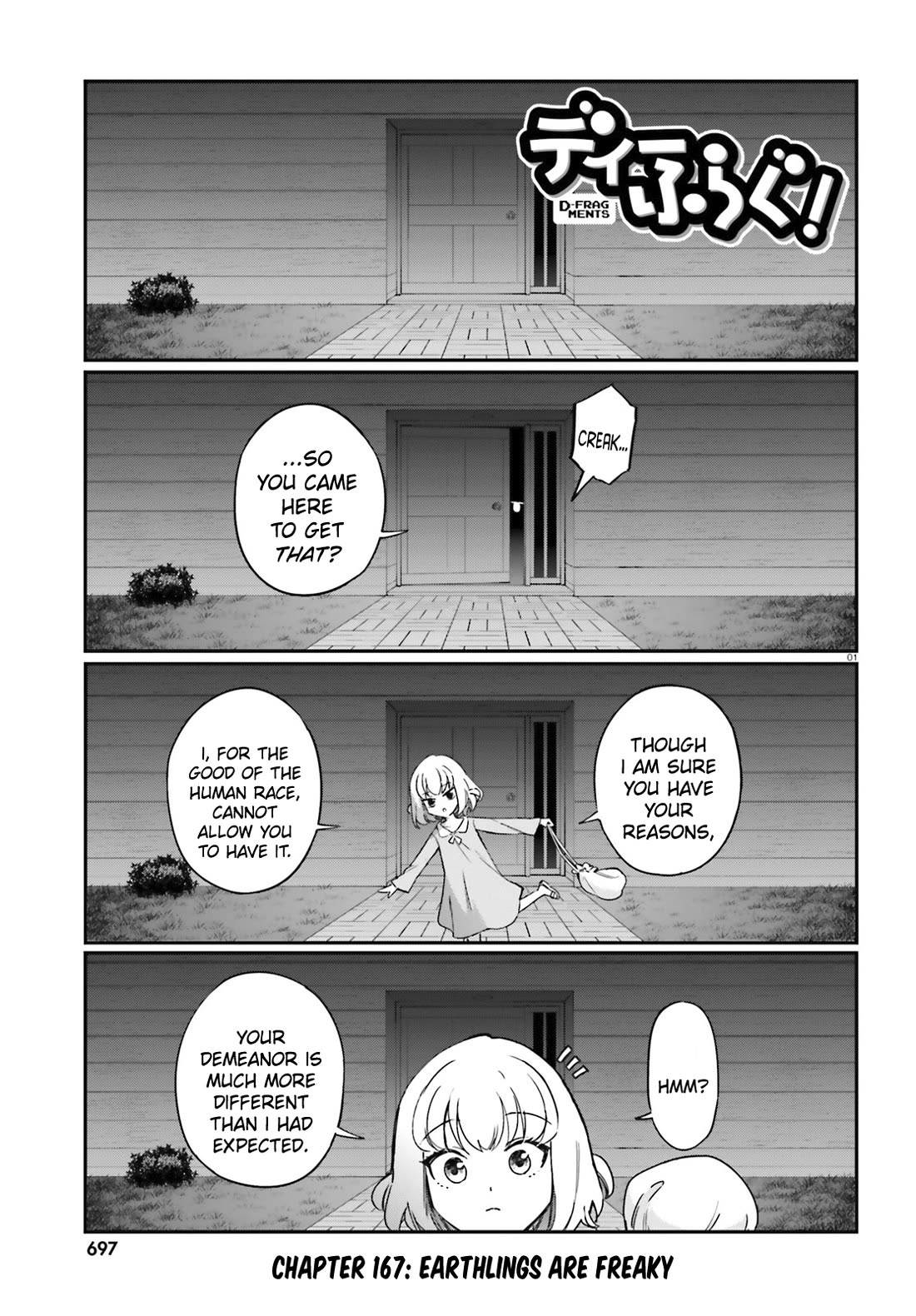 D-Frag! Chapter 167 page 1 - Chapter 167: Earthlings Are Freaky