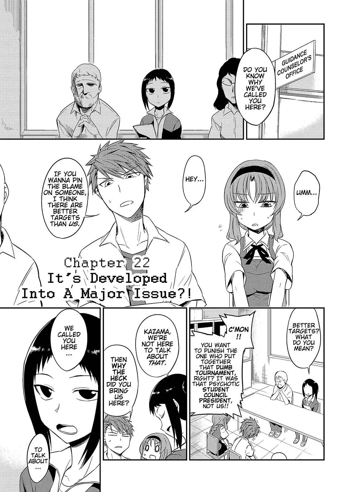 D-Frag! Chapter 22 page 6 - Chapter 22: It's Developed Into A Major Issue?!