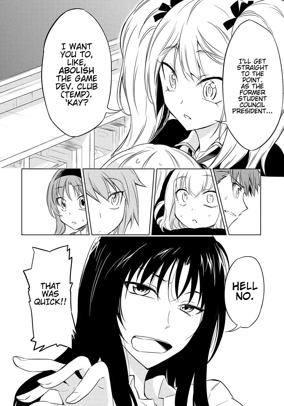D-Frag! Chapter 32 page 11 - Chapter 32: Like, Abolish the Game Dev. Club (Temp)