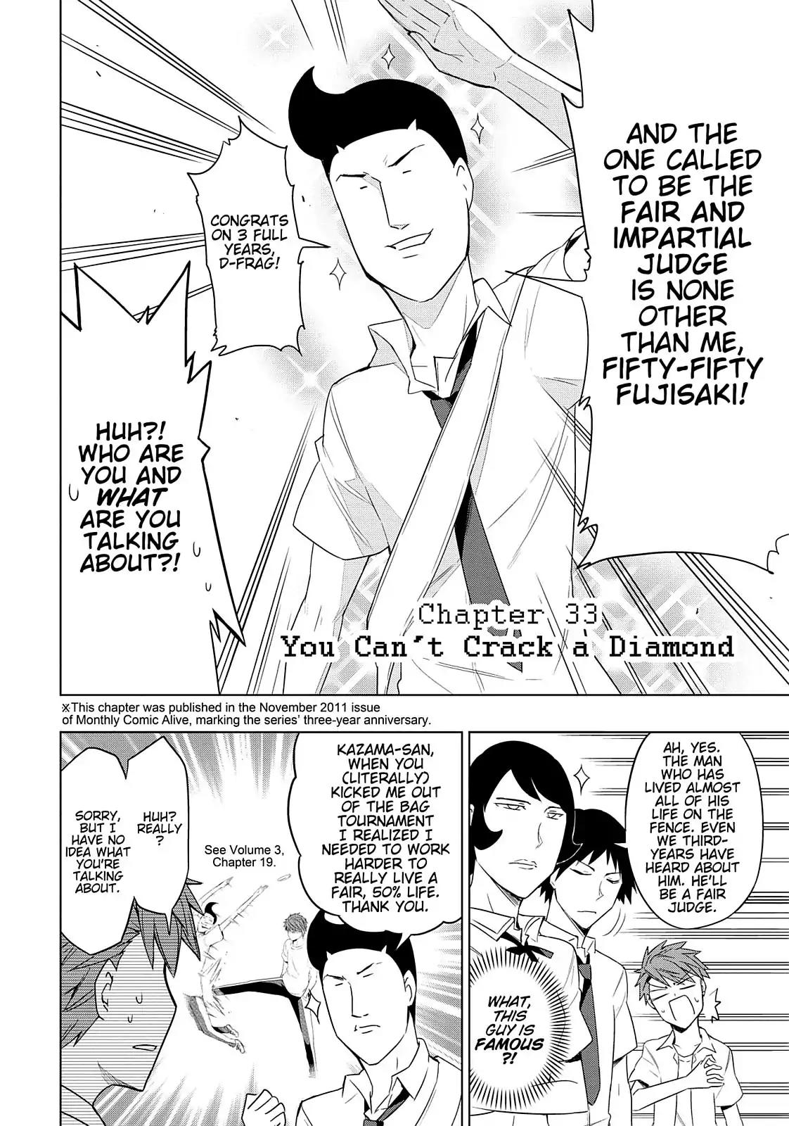 D-Frag! Chapter 33 page 3 - Chapter 33: You Can't Crack a Diamond