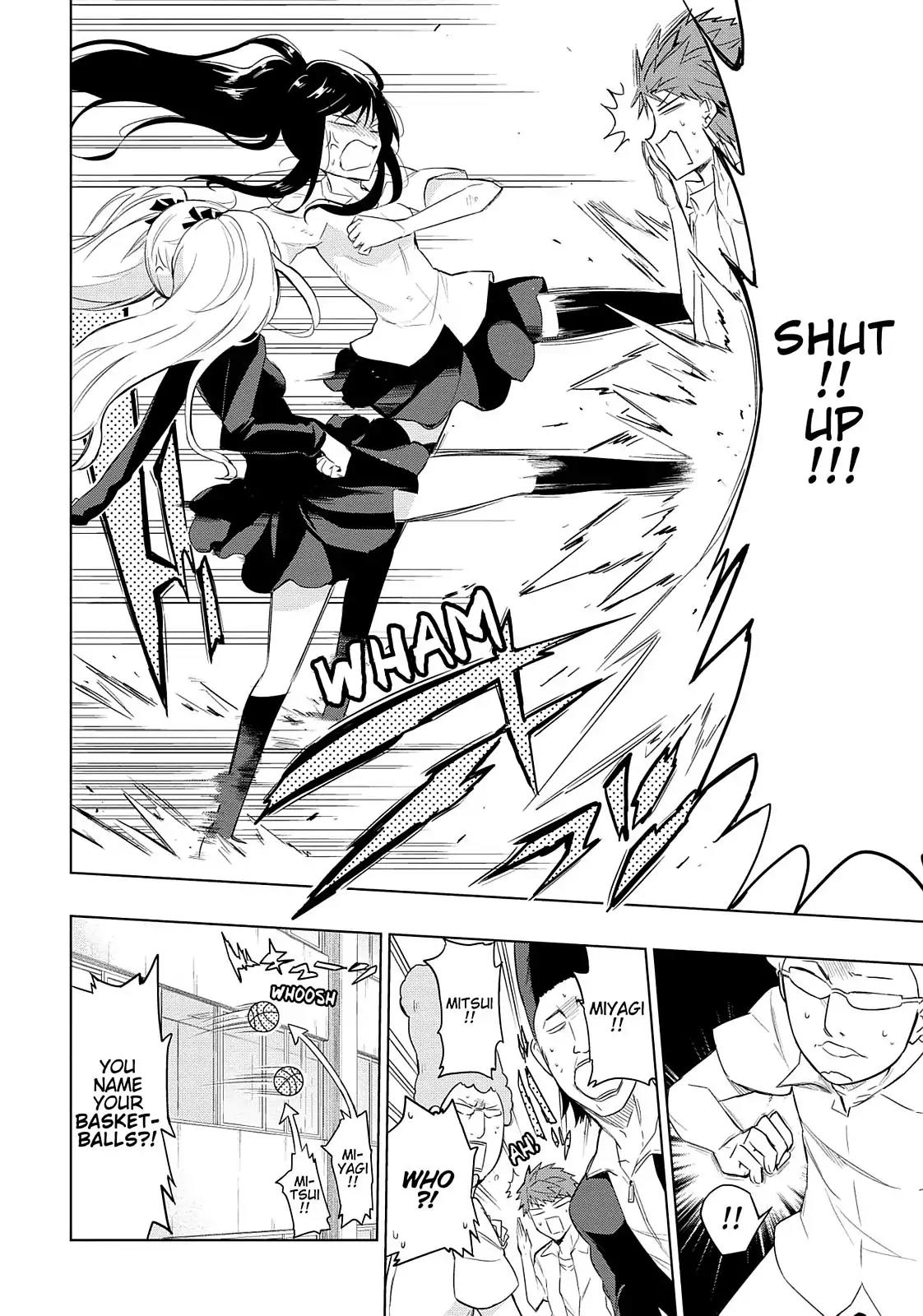 D-Frag! Chapter 35 page 15 - Chapter 35: She Looks Perfectly Content to Play Alone