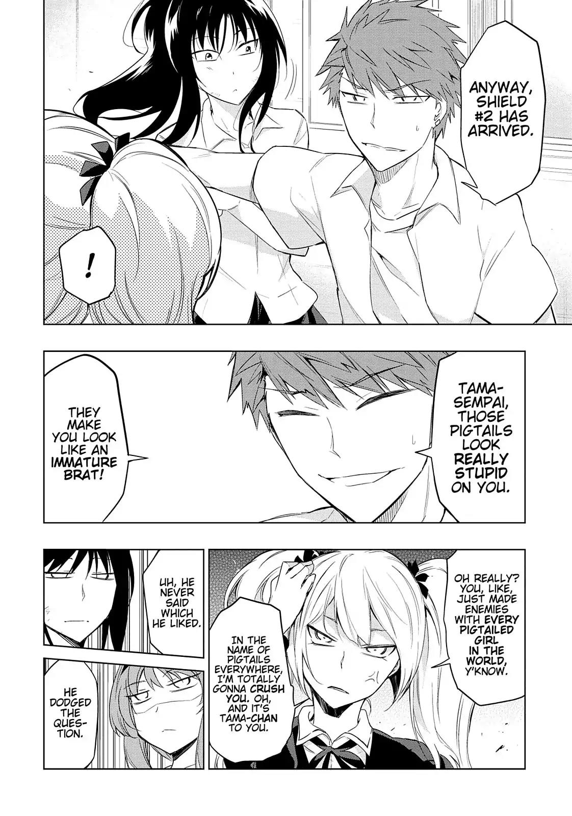 D-Frag! Chapter 35 page 17 - Chapter 35: She Looks Perfectly Content to Play Alone