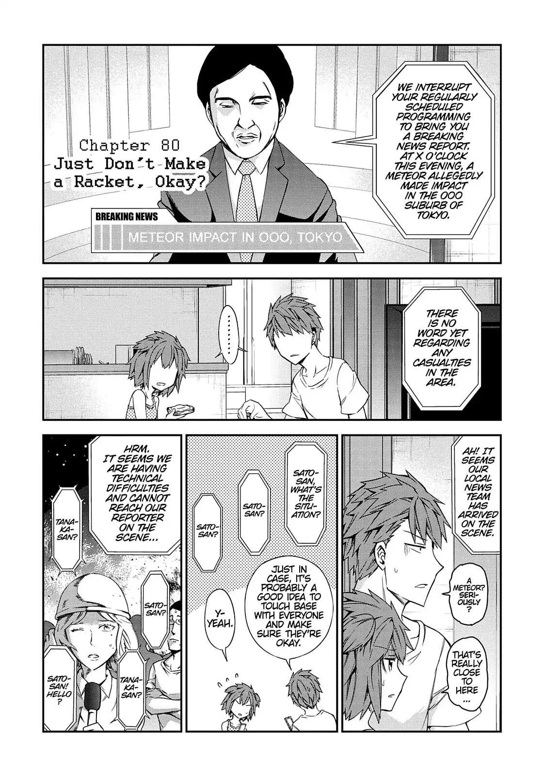 D-Frag! Chapter 80 page 2 - Chapter 80: Just Don't Make a Racket, Okay?
