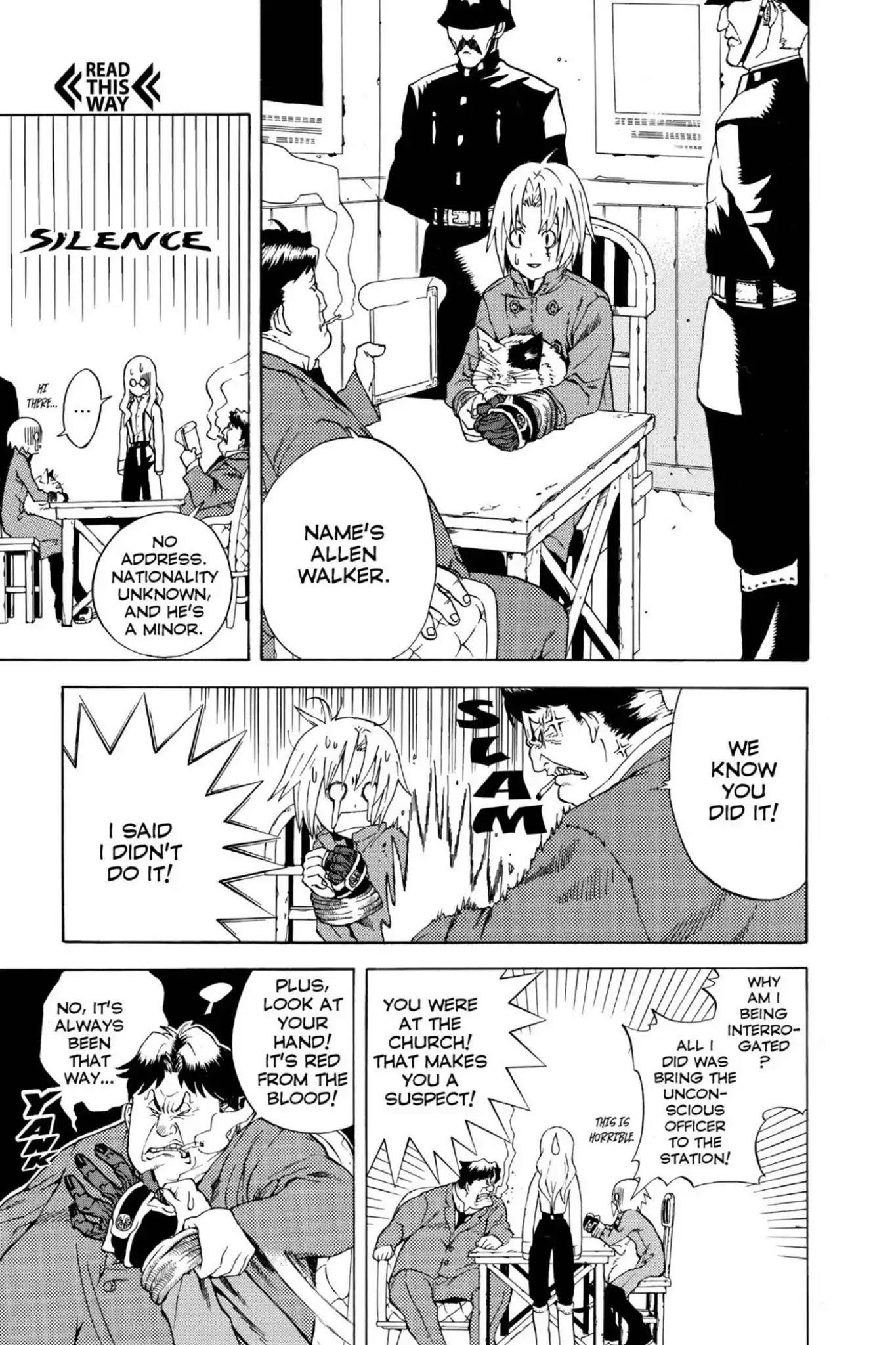 D.Gray-man Chapter 1 page 21 - Chapter 1: Vol.1 The 1st Night: Opening