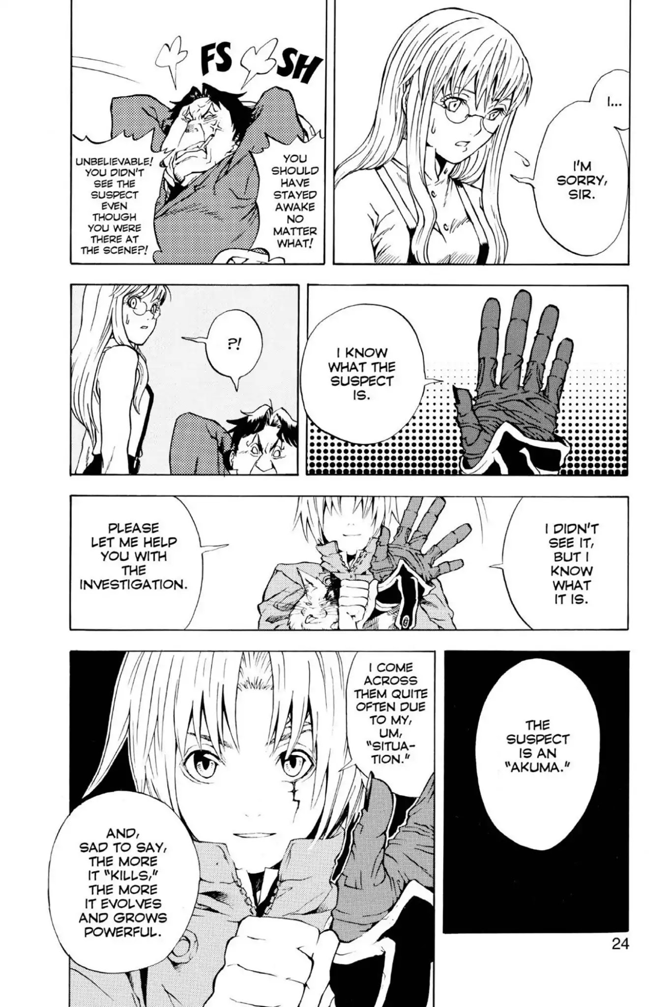 D.Gray-man Chapter 1 page 24 - Chapter 1: Vol.1 The 1st Night: Opening
