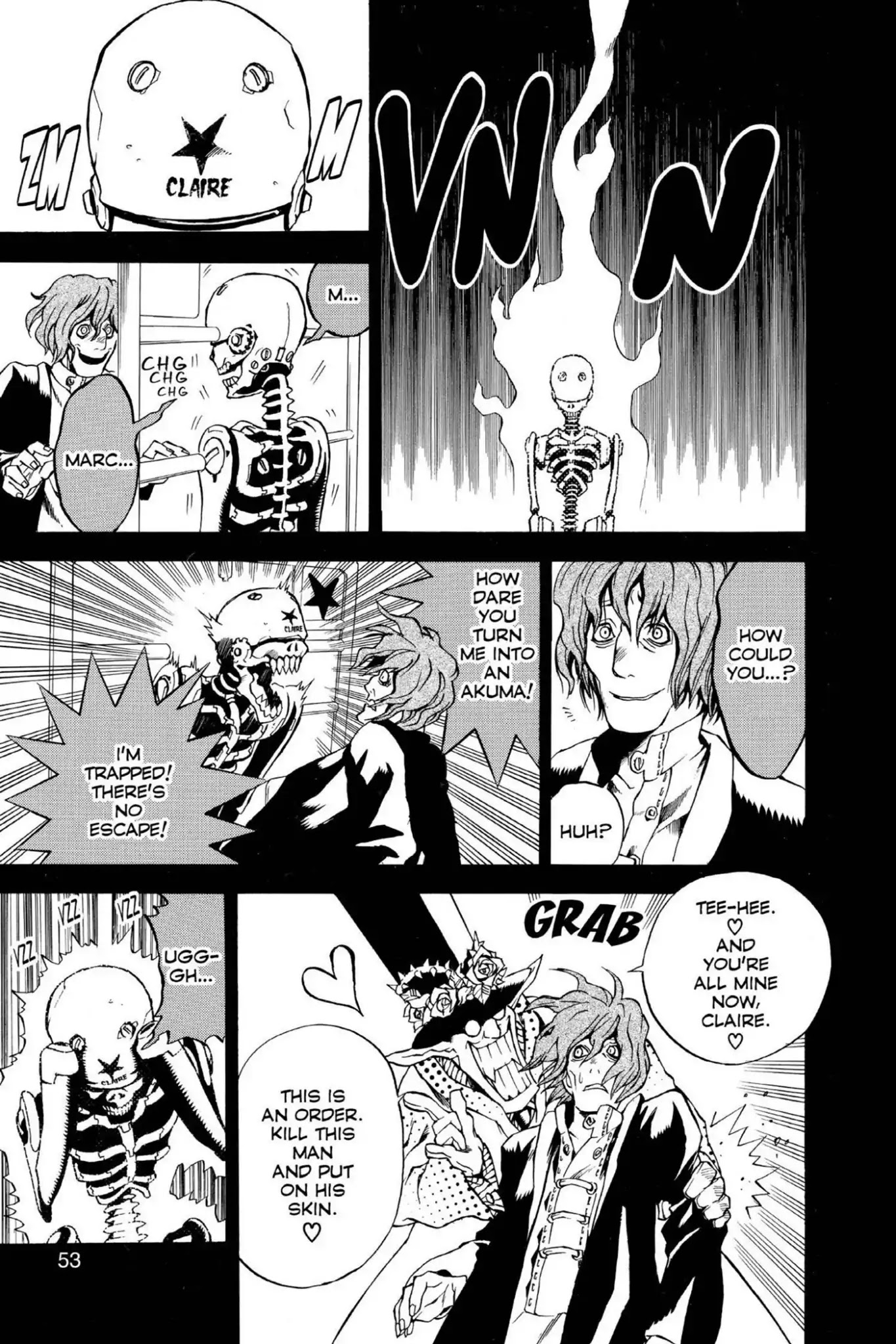 D.Gray-man Chapter 1 page 53 - Chapter 1: Vol.1 The 1st Night: Opening