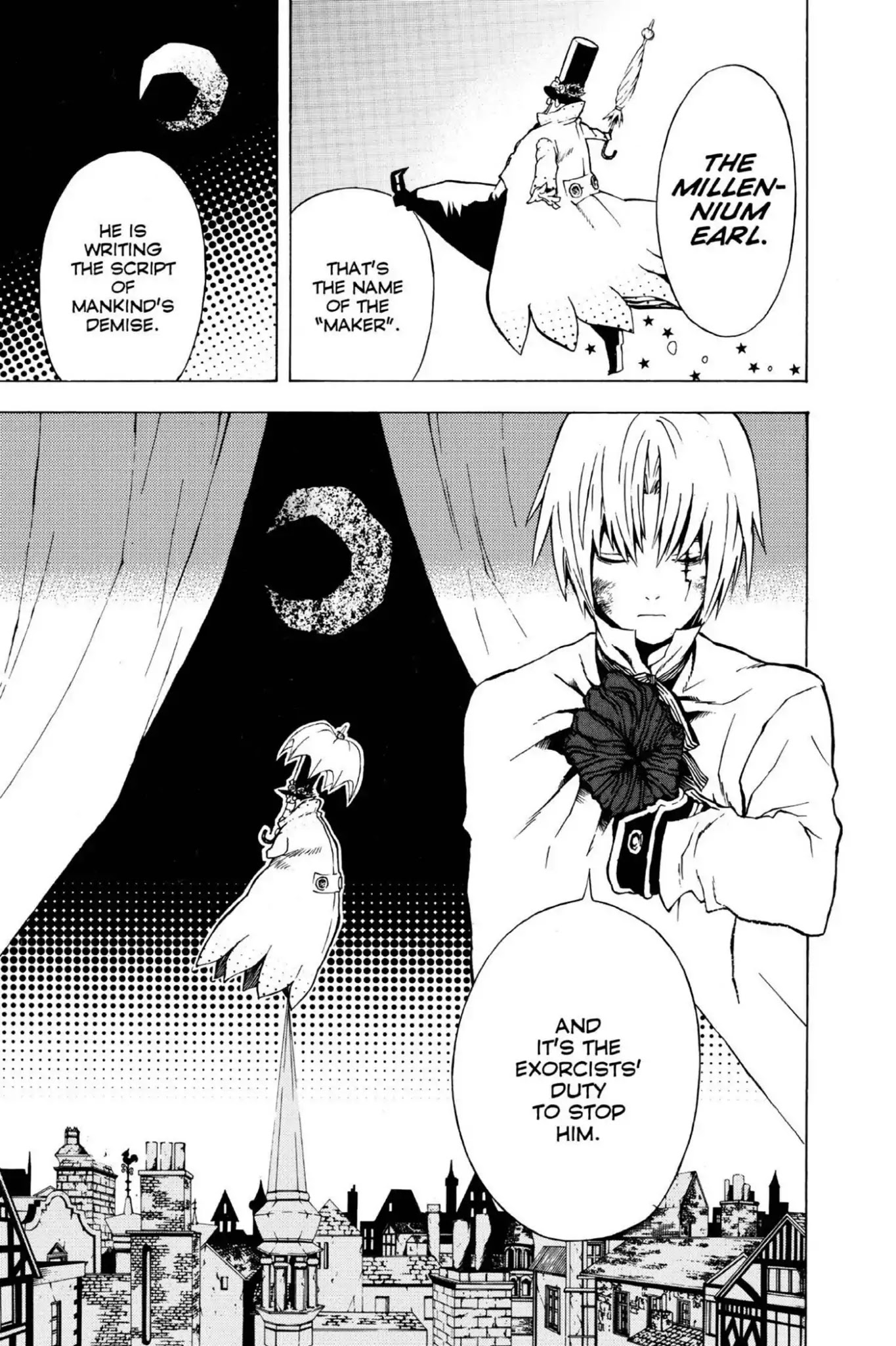D.Gray-man Chapter 1 page 60 - Chapter 1: Vol.1 The 1st Night: Opening