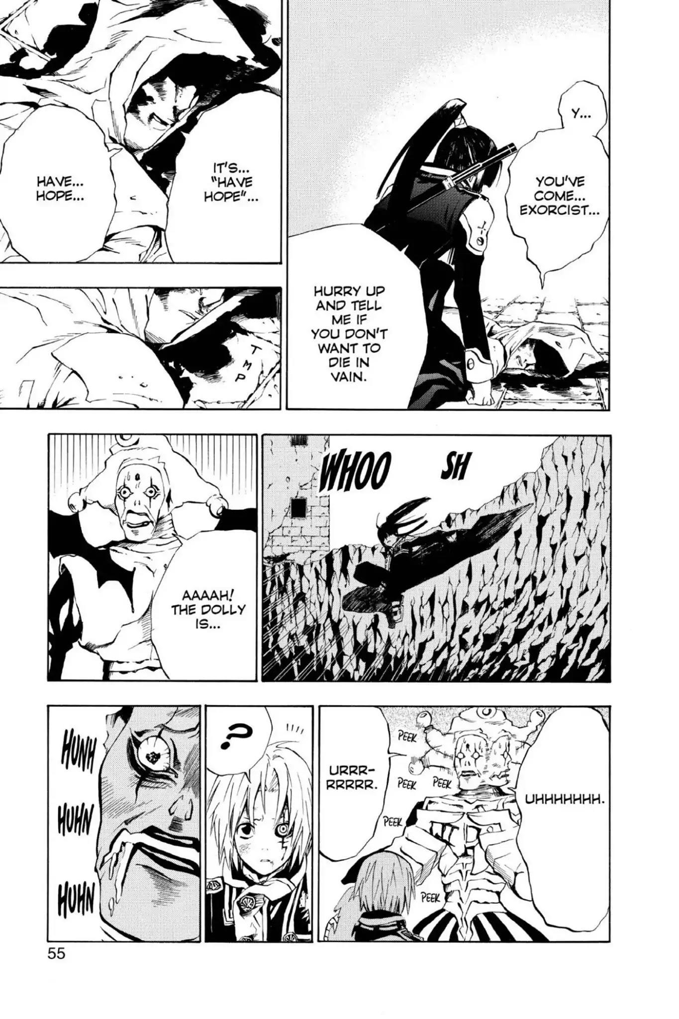 D.Gray-man Chapter 10 page 11 - Chapter 10: Vol.2 The 10th Night: Old Man of the Land and Aria of the Night Sky (Part 2)