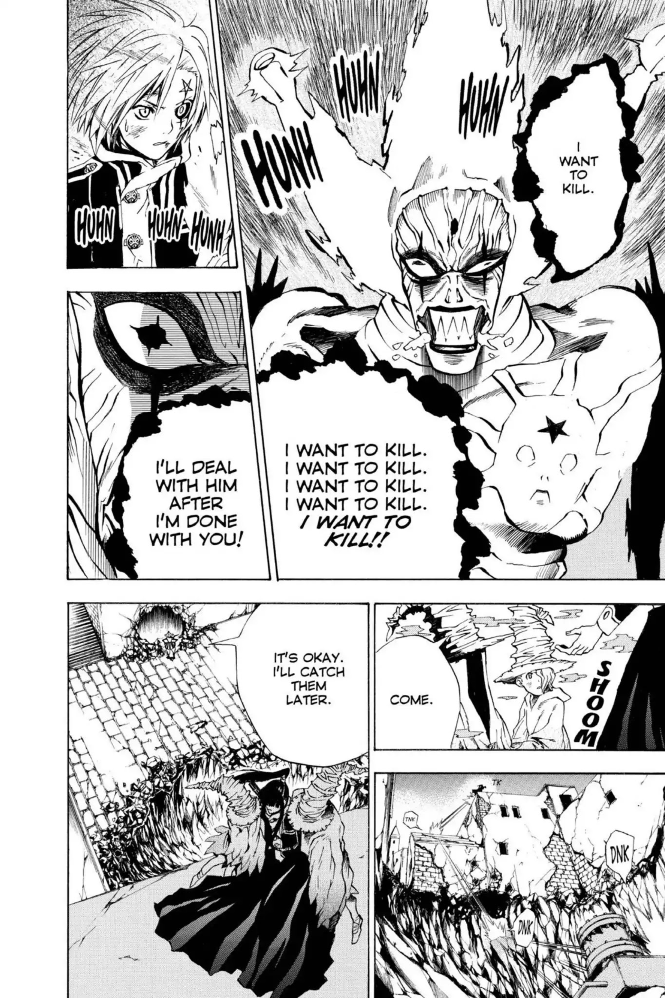 D.Gray-man Chapter 10 page 12 - Chapter 10: Vol.2 The 10th Night: Old Man of the Land and Aria of the Night Sky (Part 2)