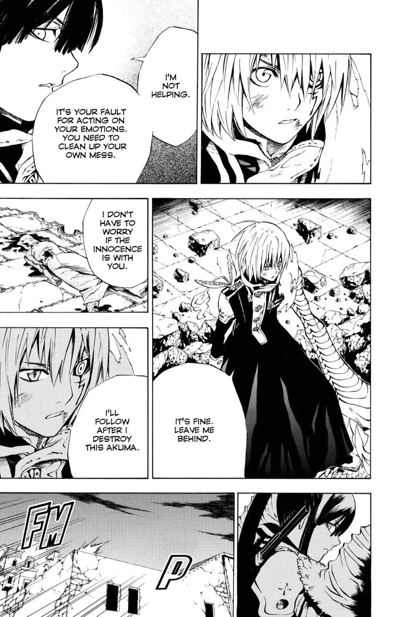 D.Gray-man Chapter 10 page 13 - Chapter 10: Vol.2 The 10th Night: Old Man of the Land and Aria of the Night Sky (Part 2)