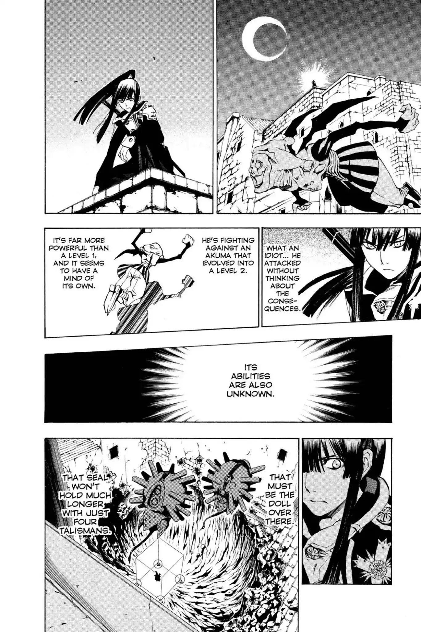 D.Gray-man Chapter 10 page 4 - Chapter 10: Vol.2 The 10th Night: Old Man of the Land and Aria of the Night Sky (Part 2)