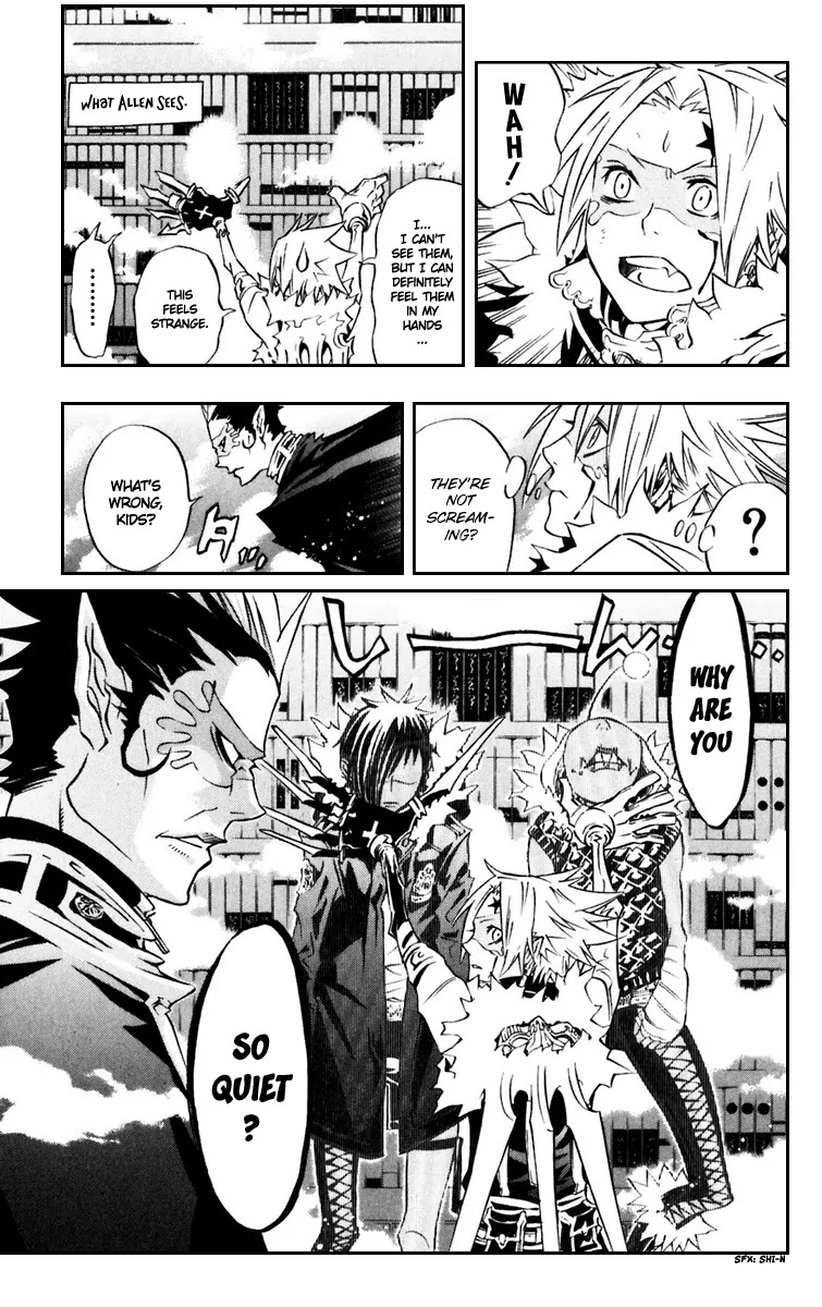 D.Gray-man Chapter 100 page 17 - Chapter 100: The 100th Night: Lost the Key...!?