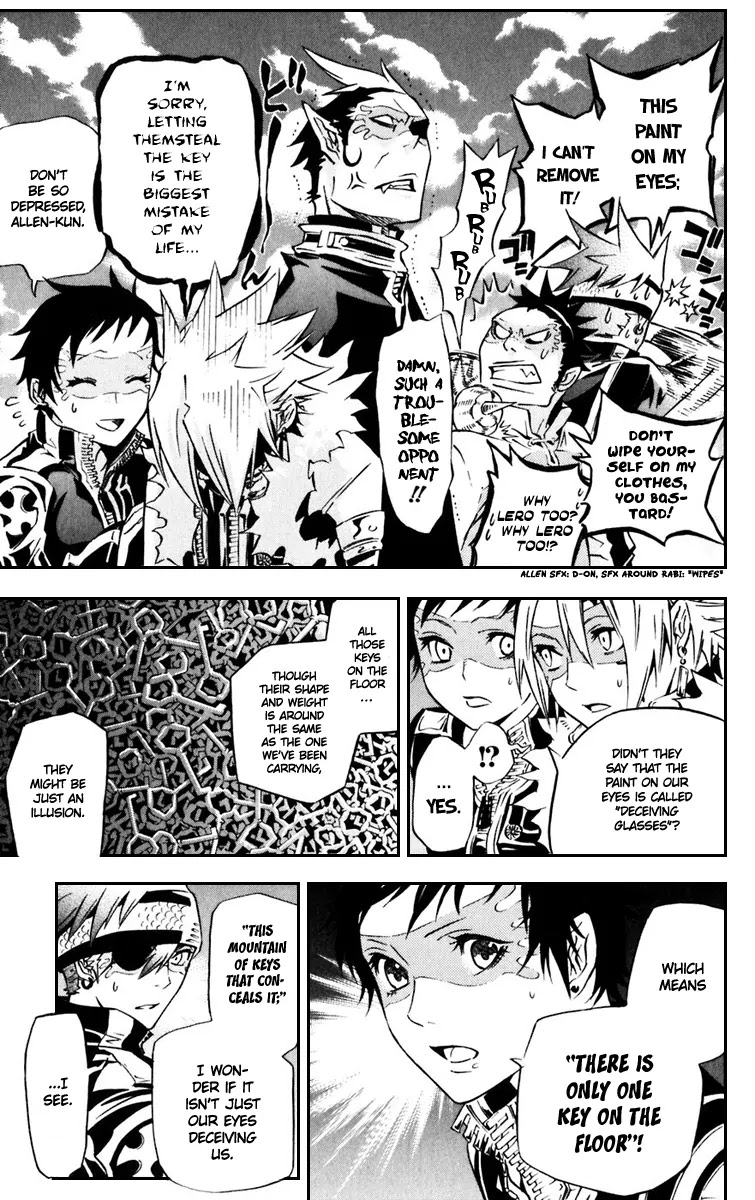 D.Gray-man Chapter 100 page 3 - Chapter 100: The 100th Night: Lost the Key...!?