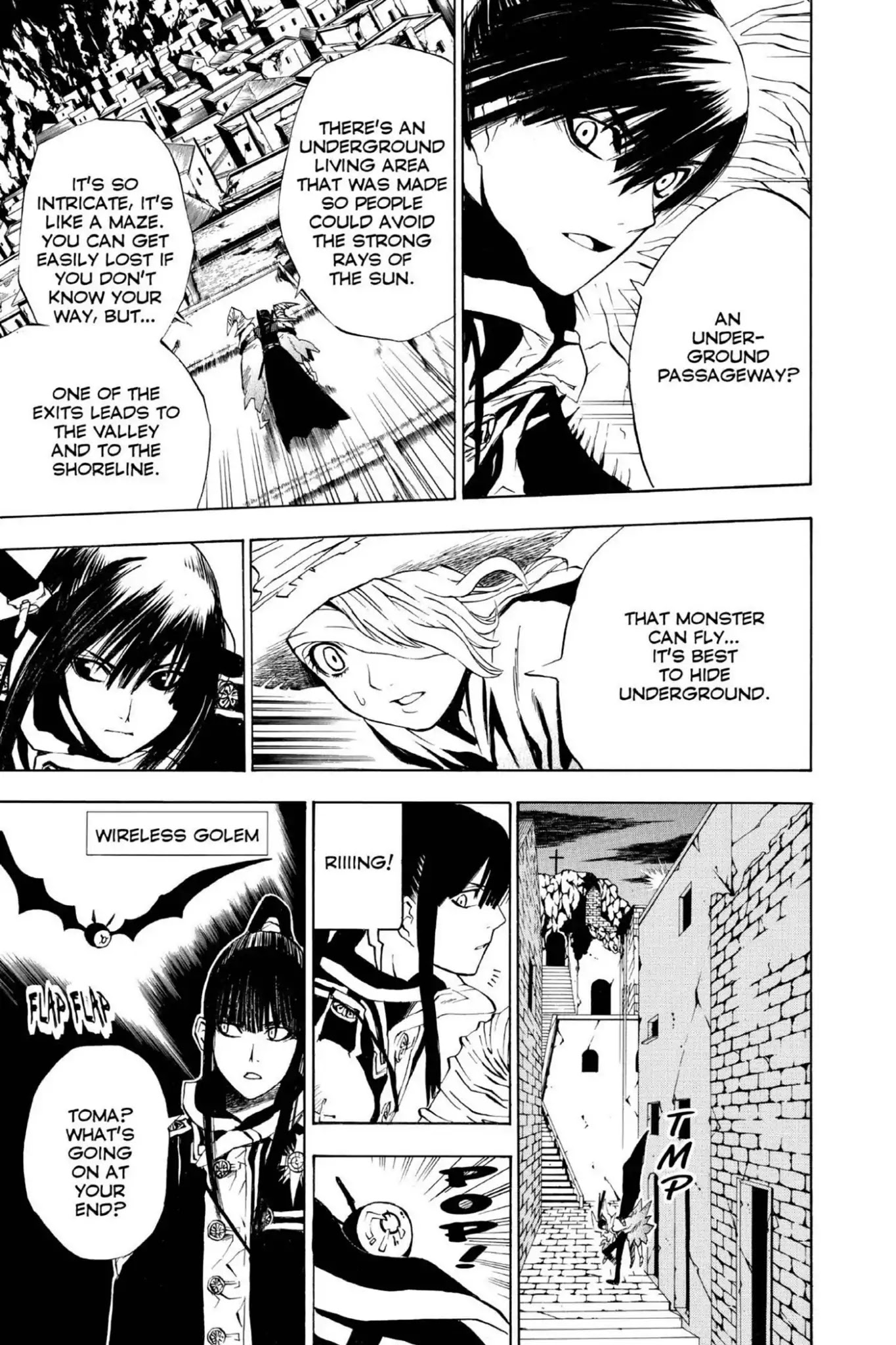 D.Gray-man Chapter 11 page 11 - Chapter 11: Vol.2 The 11th Night: Old Man of the Land and Aria of the Night Sky (Part 3)