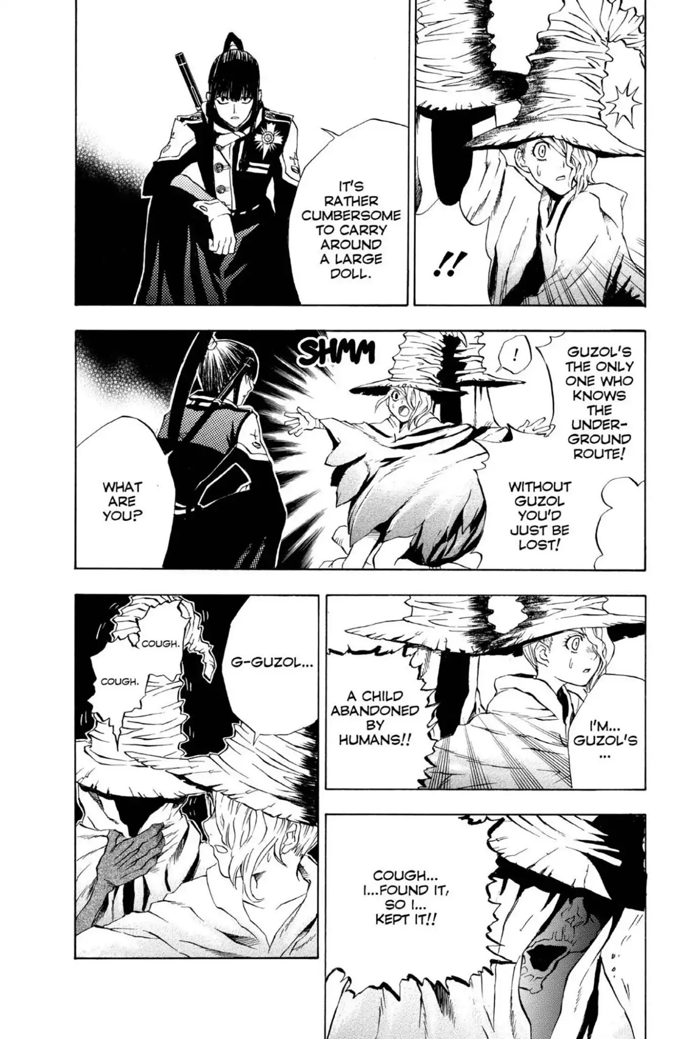 D.Gray-man Chapter 11 page 14 - Chapter 11: Vol.2 The 11th Night: Old Man of the Land and Aria of the Night Sky (Part 3)