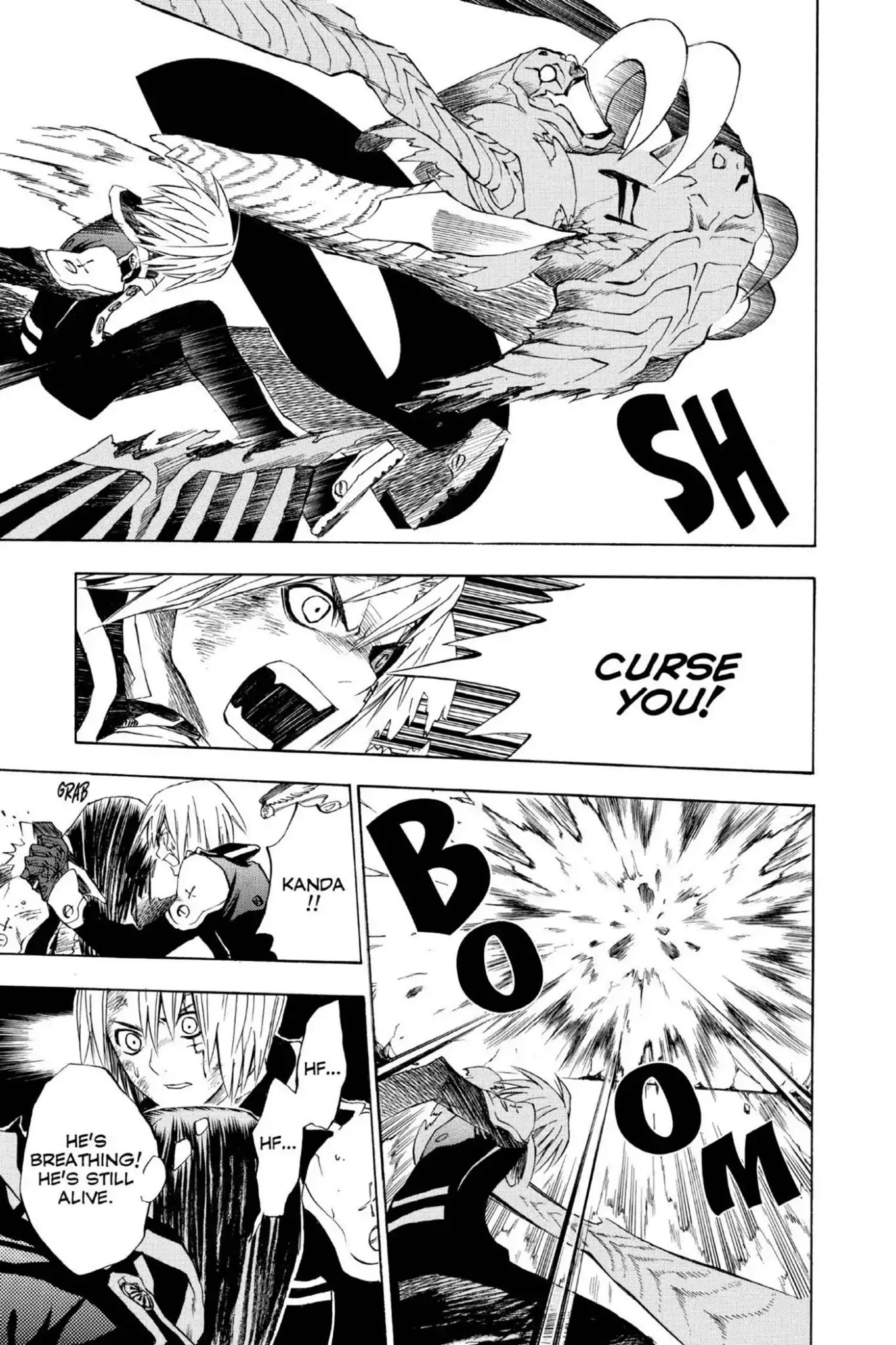 D.Gray-man Chapter 12 page 17 - Chapter 12: Vol.2 The 12th Night: Old Man of the Land and Aria of the Night Sky (Part 4)