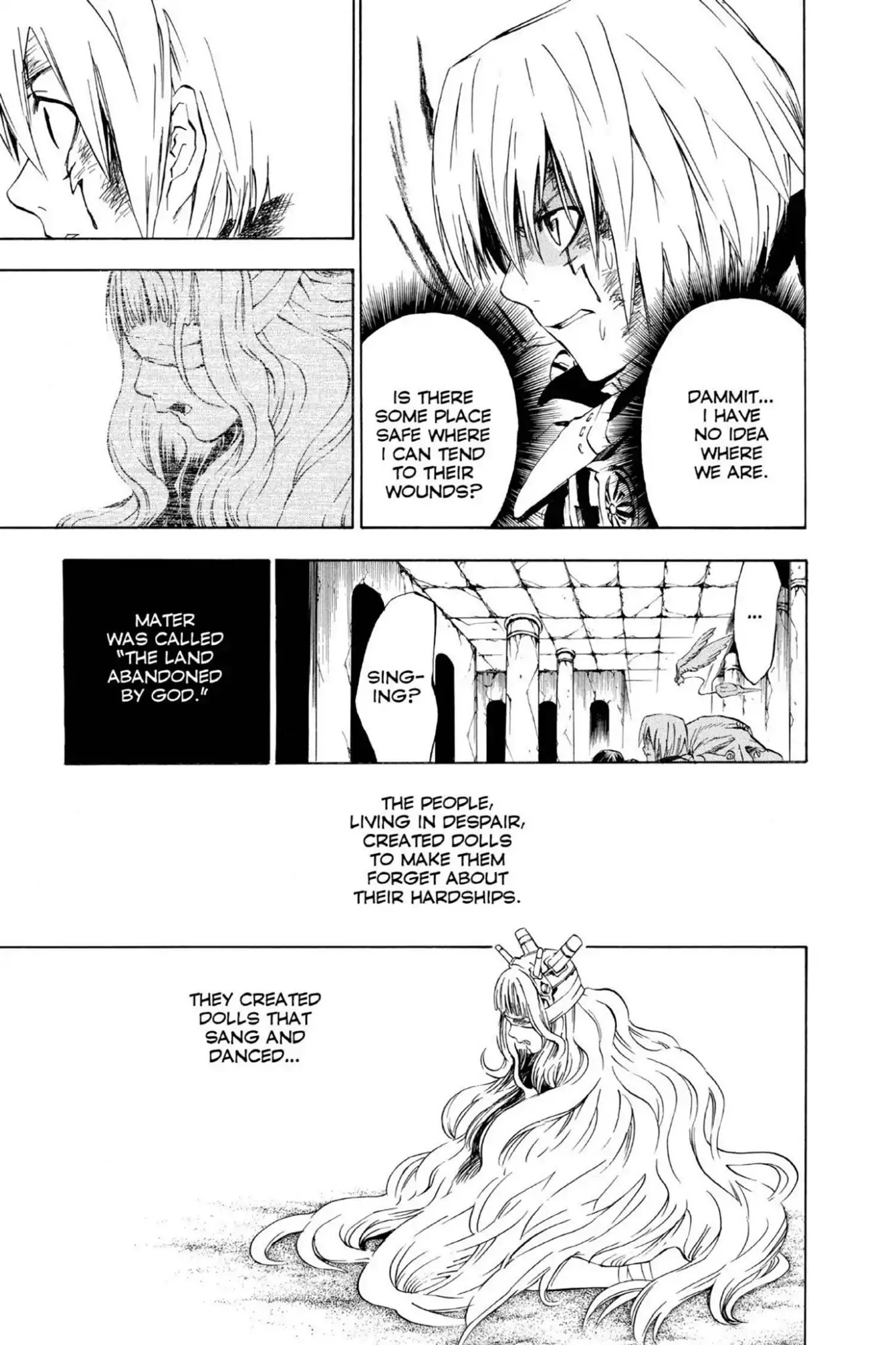 D.Gray-man Chapter 12 page 19 - Chapter 12: Vol.2 The 12th Night: Old Man of the Land and Aria of the Night Sky (Part 4)