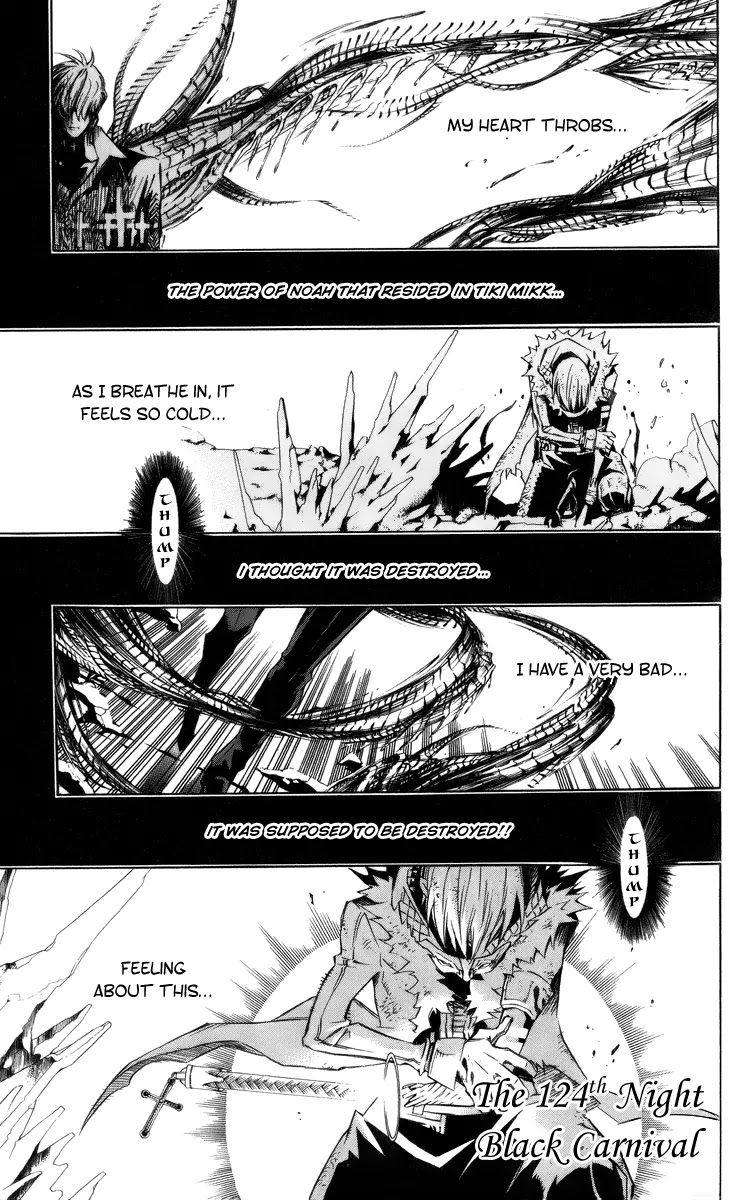 D.Gray-man Chapter 124 page 1 - Chapter 124: The 124th Night: The Black Carnival