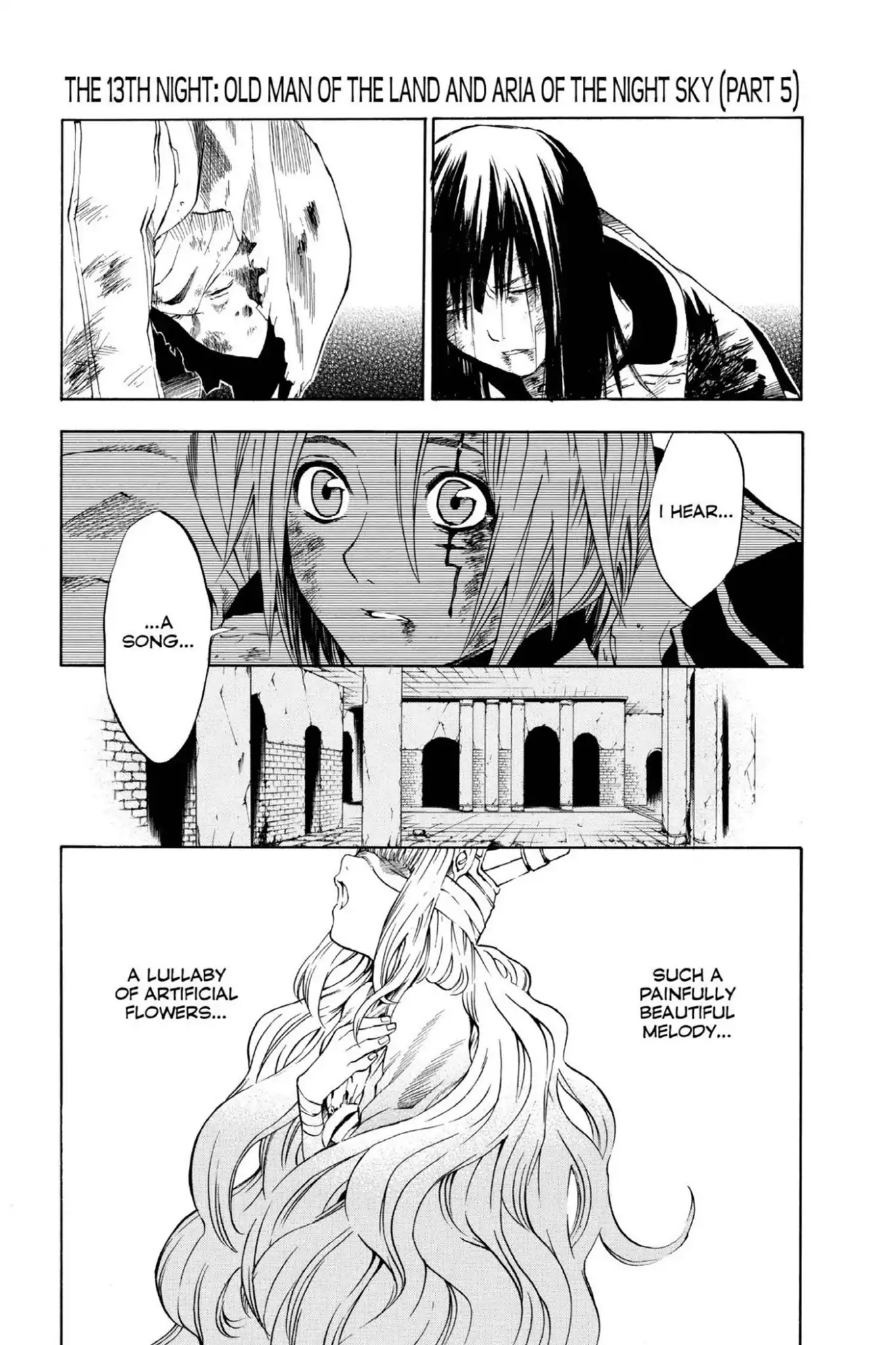 D.Gray-man Chapter 13 page 1 - Chapter 13: Vol.2 The 13th Night: Old Man of the Land and Aria of the Night Sky (Part 5)