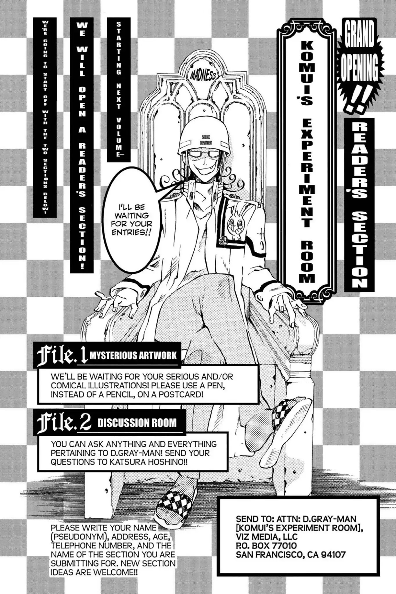 D.Gray-man Chapter 14 page 18 - Chapter 14: Vol.2 The 14th Night: Old Man of the Land and Aria of the Night Sky (Part 6)