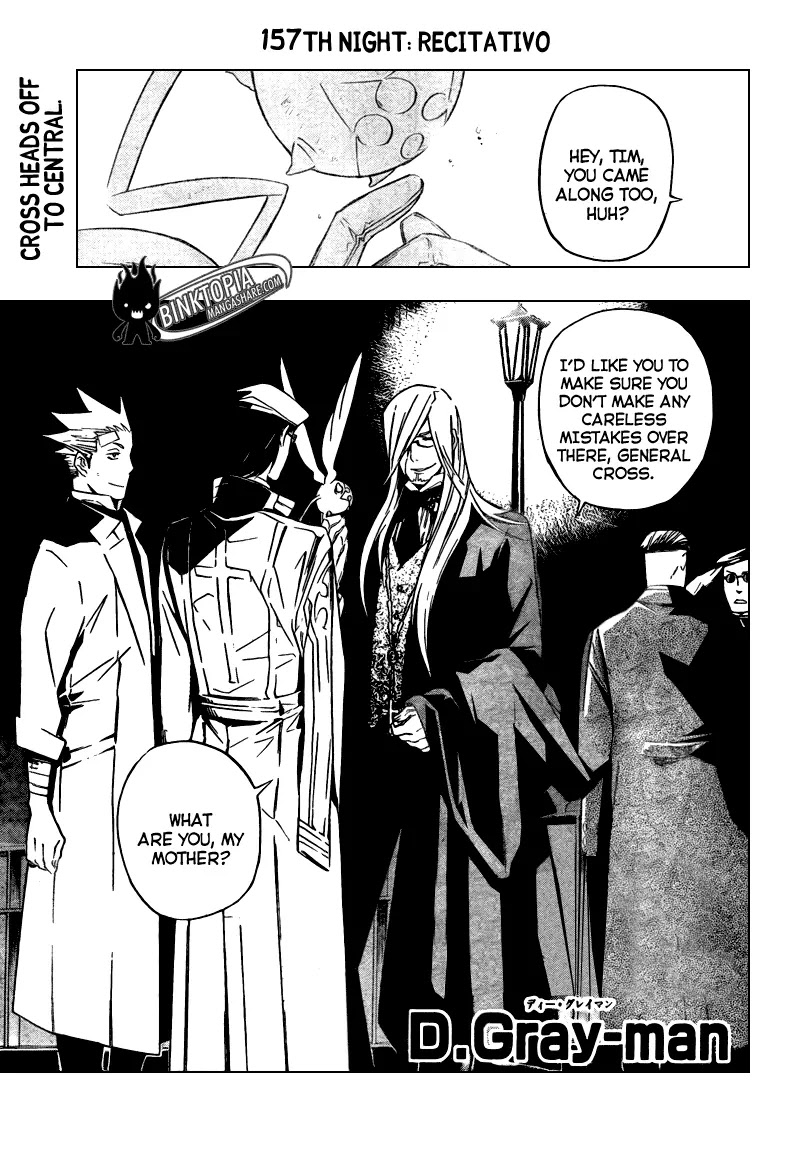 D.Gray-man Chapter 157 page 1 - Chapter 157: The 157th Night: Recitativo