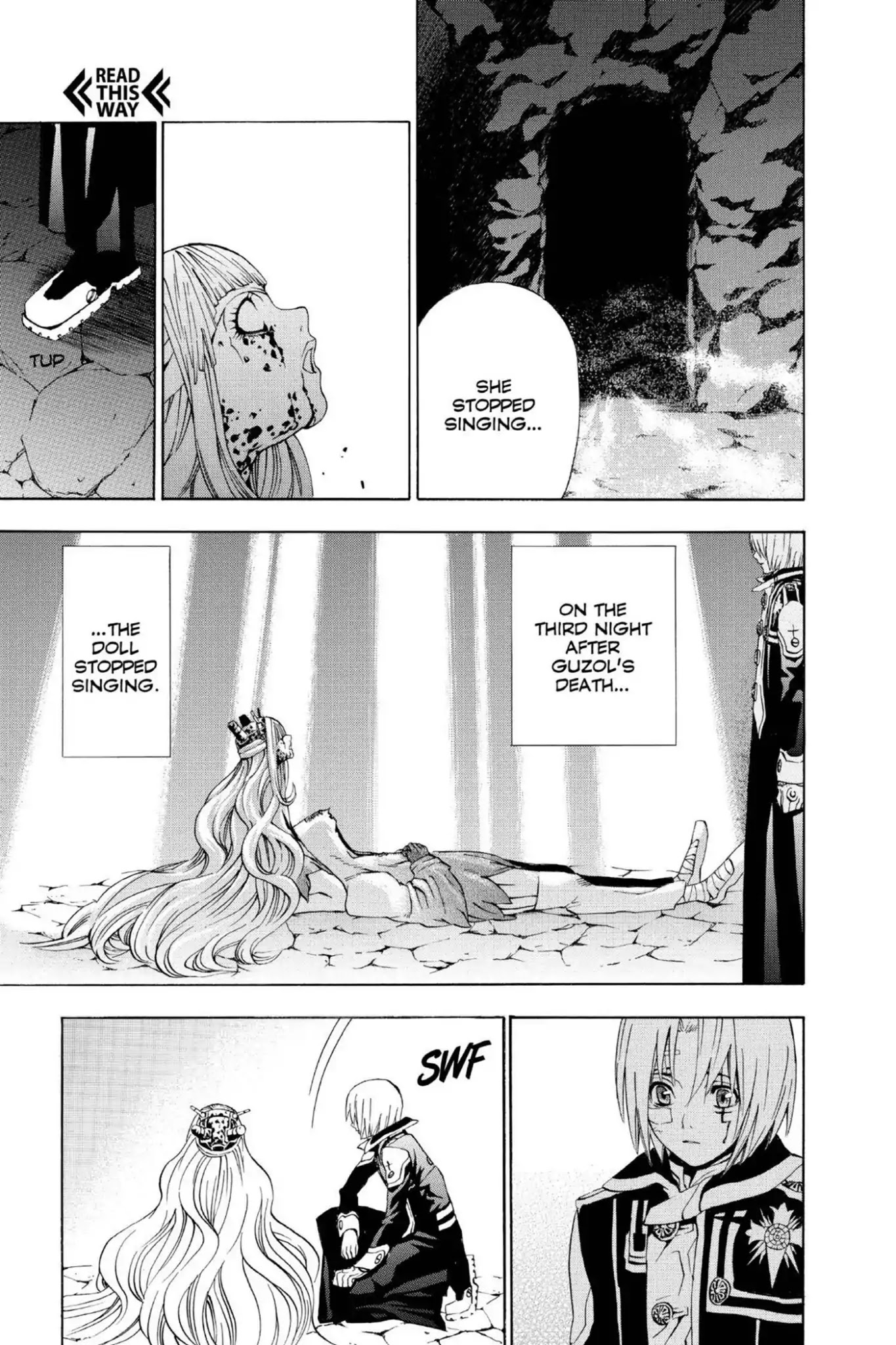 D.Gray-man Chapter 16 page 17 - Chapter 16: Vol.2 The 16th Night: Old Man of the Land and Aria of the Night Sky (Part 8)