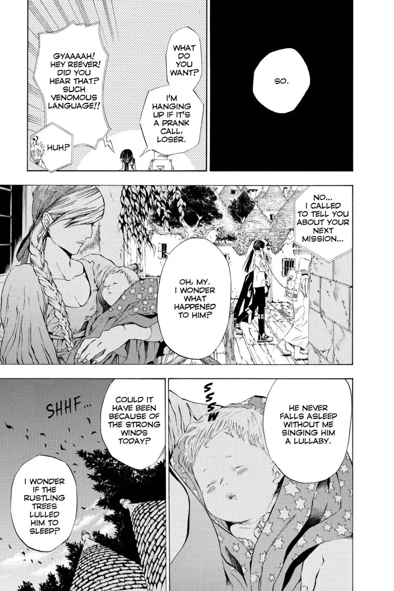 D.Gray-man Chapter 16 page 9 - Chapter 16: Vol.2 The 16th Night: Old Man of the Land and Aria of the Night Sky (Part 8)
