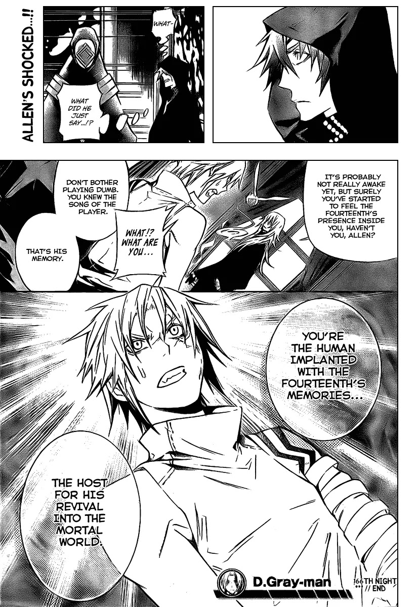 D.Gray-man Chapter 166 page 15 - Chapter 166: The 166th Night: True Colors