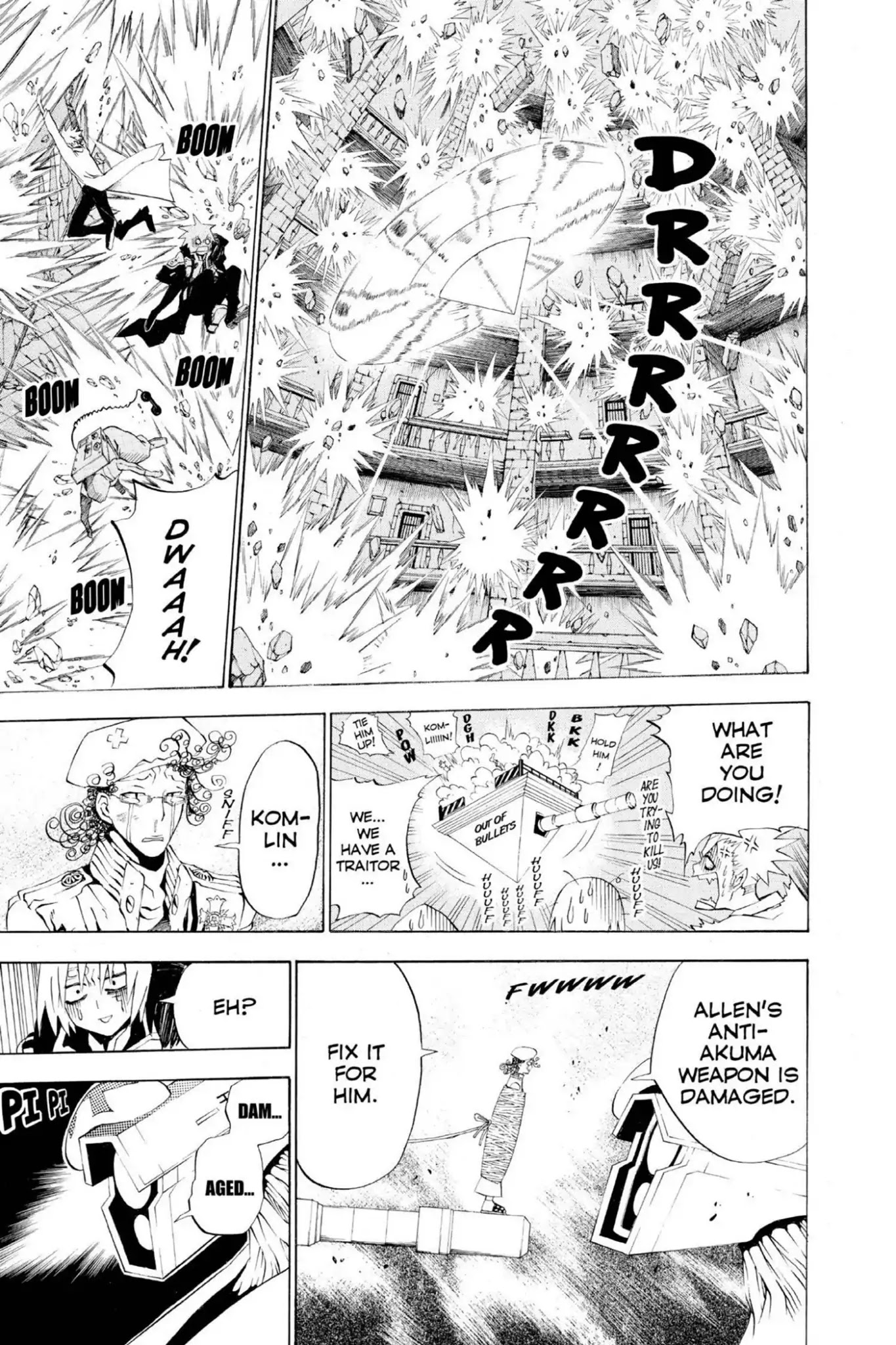 D.Gray-man Chapter 17 page 22 - Chapter 17: Vol.3 The 17th Night: The Black Order Annihilation Incident