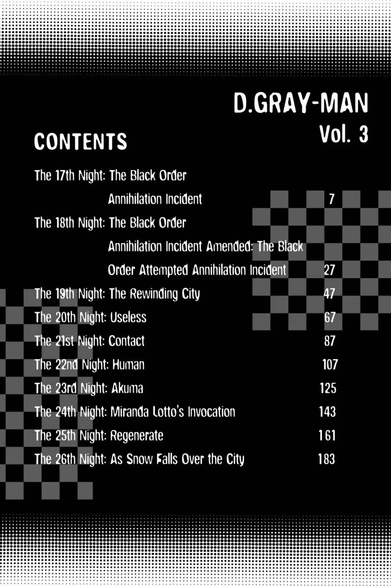 D.Gray-man Chapter 17 page 7 - Chapter 17: Vol.3 The 17th Night: The Black Order Annihilation Incident
