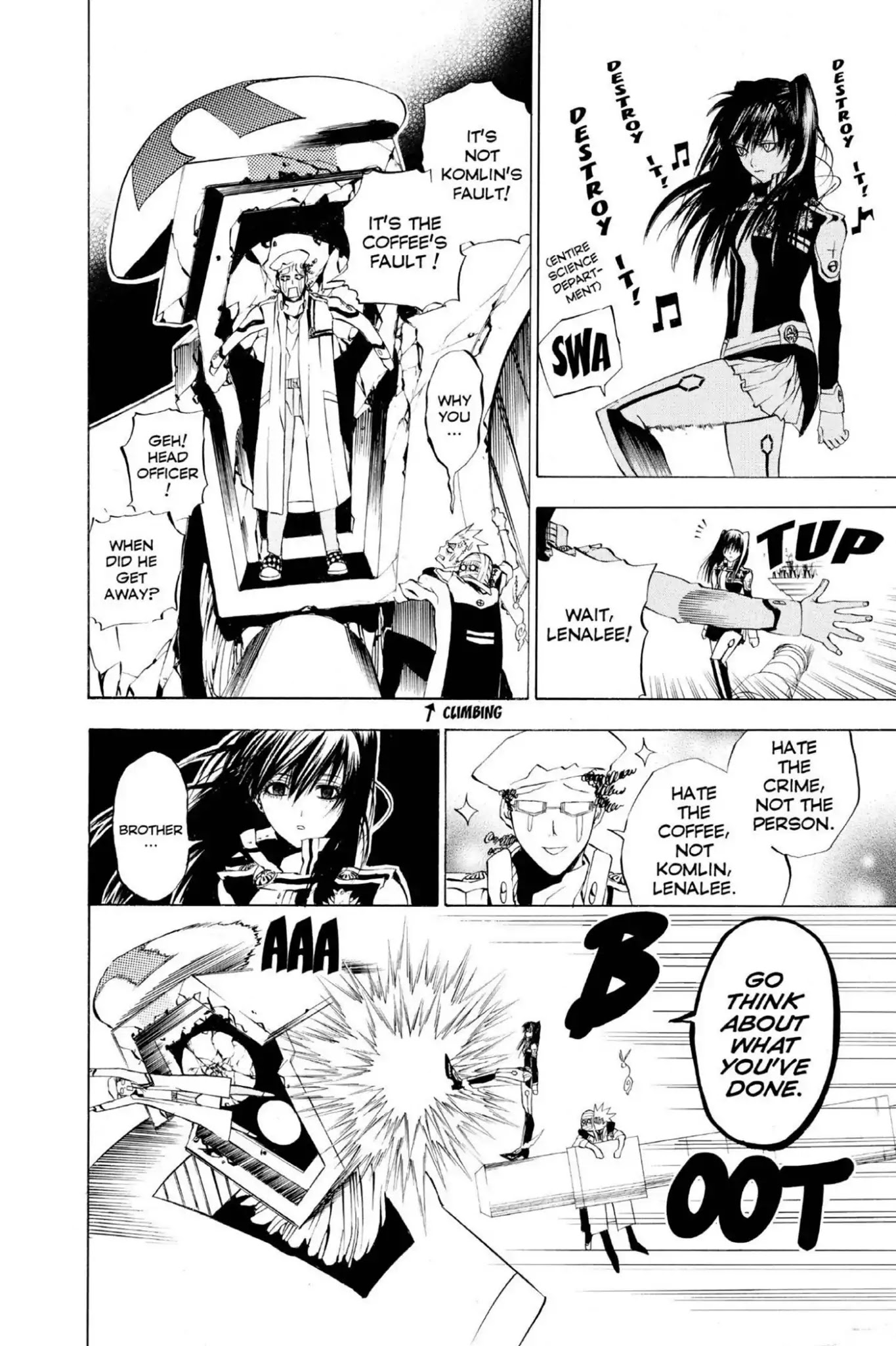 D.Gray-man Chapter 18 page 10 - Chapter 18: Vol.3 The 18th Night: The Black Order Annihilation Incident Amended: The Black Order Attempted Annihilation Incident