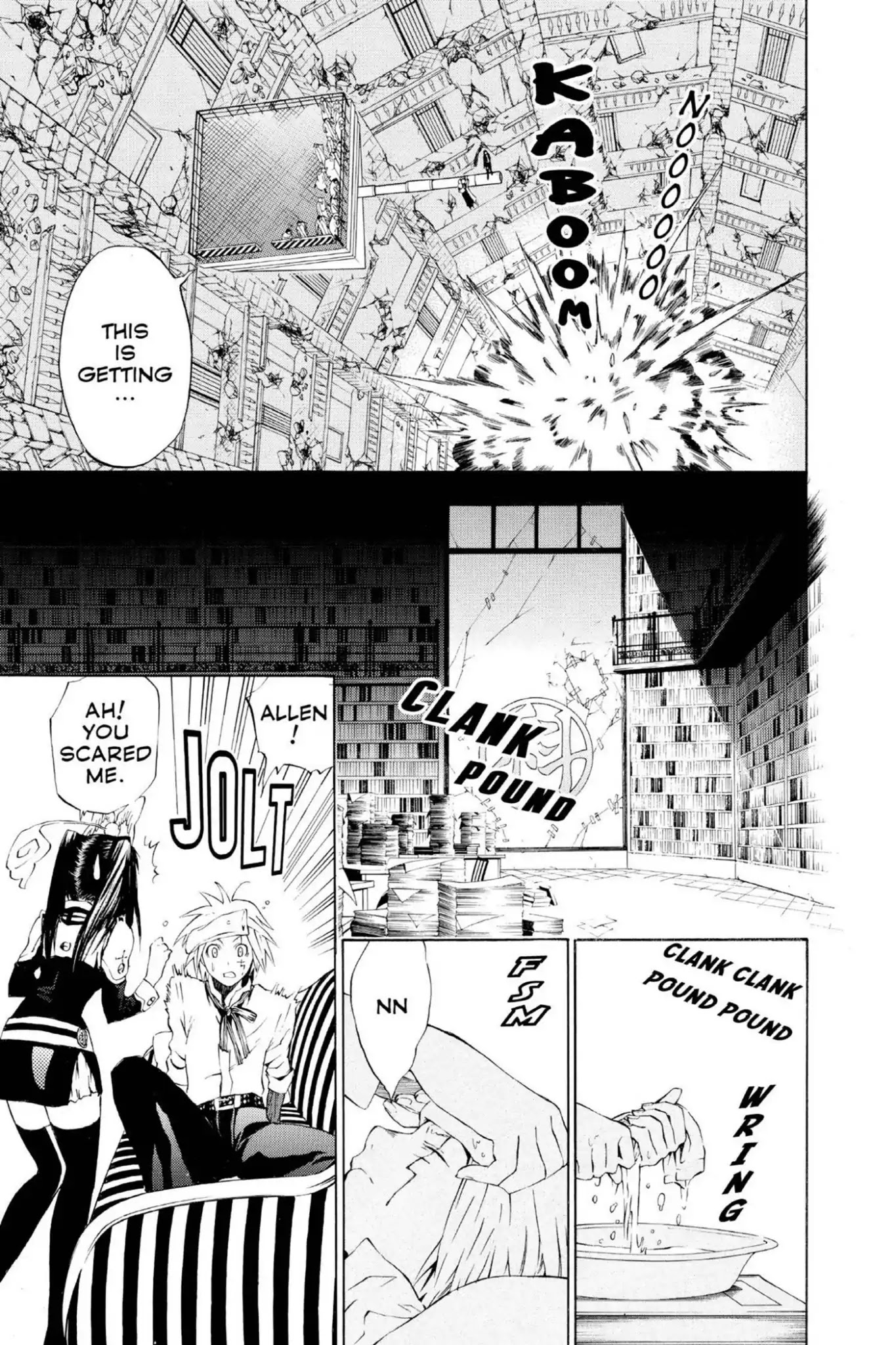D.Gray-man Chapter 18 page 11 - Chapter 18: Vol.3 The 18th Night: The Black Order Annihilation Incident Amended: The Black Order Attempted Annihilation Incident